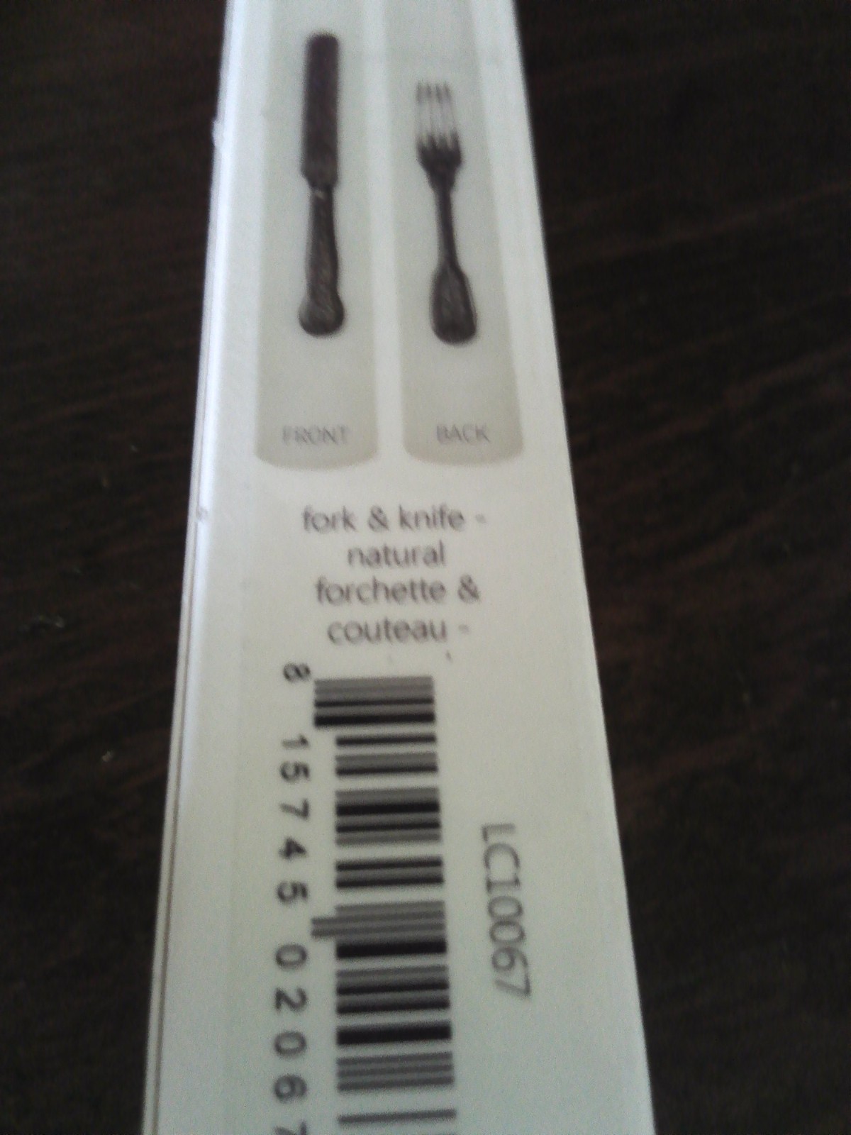 2 Lucid Candles Refillable 11” tapers Elegant Fork Knife Design NIB please read