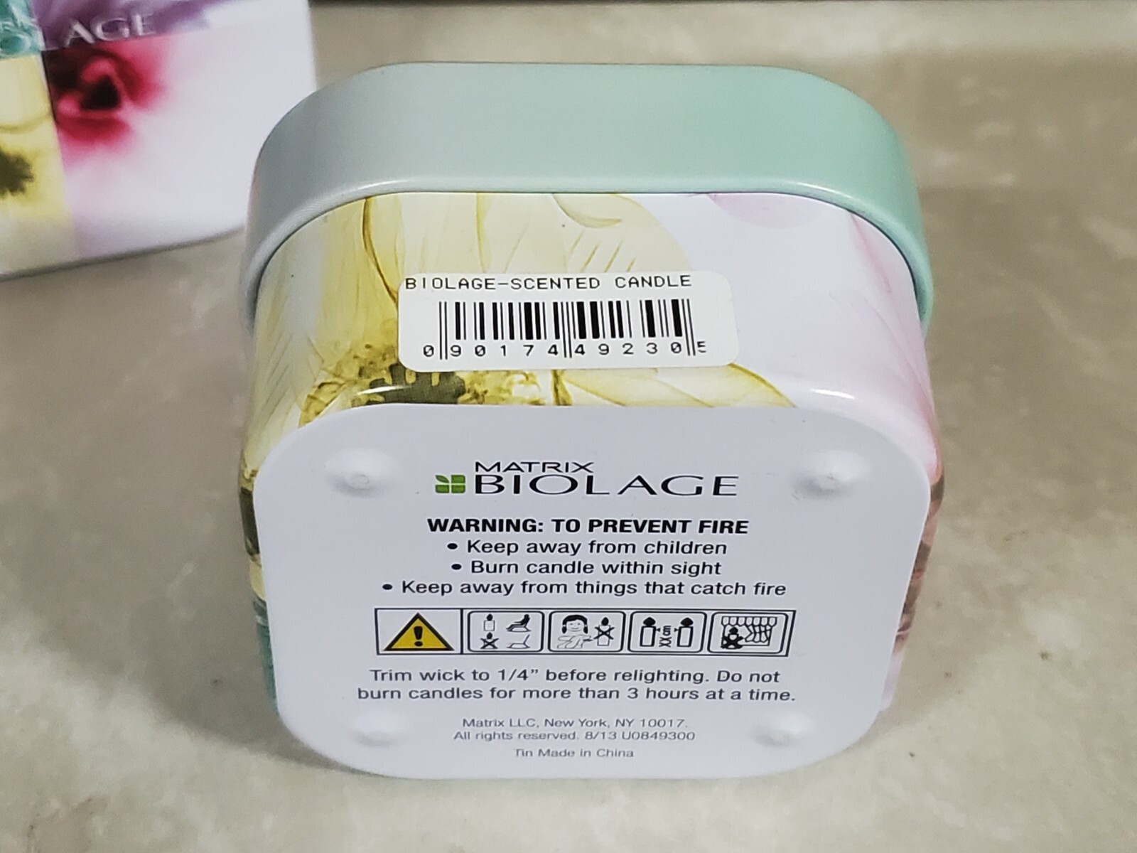 SET OF 3 ~ Matrix Biolage Scented Candle ~ 4oz each nwob DENTS READ (#v4)