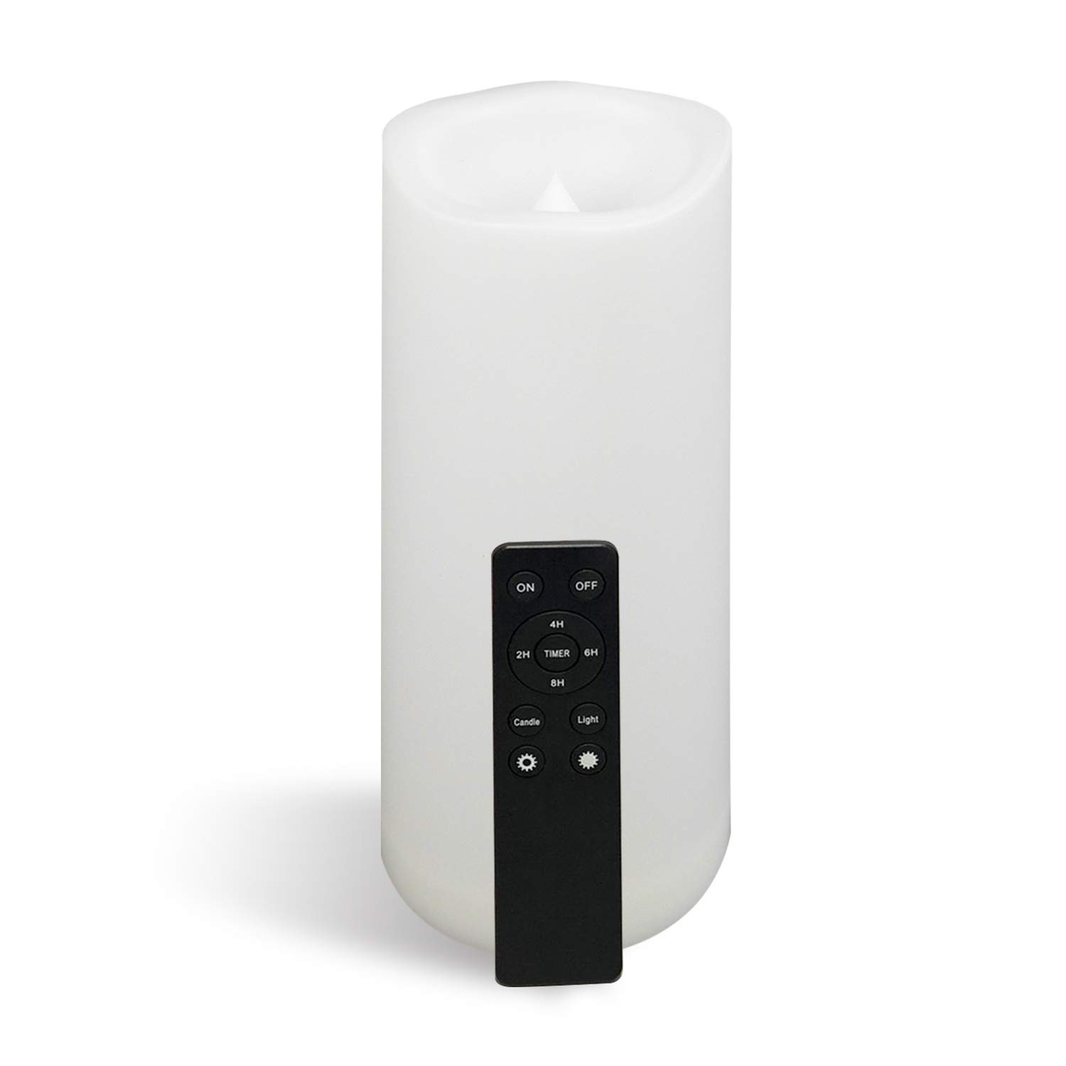 CANDLE CHOICE Waterproof 4 inches in diameter, 10 height, White