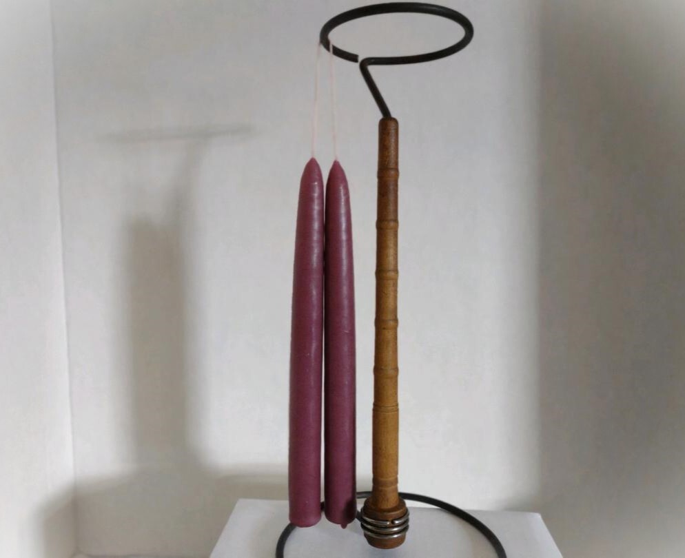 Hand-Dipped Taper Candle Pair ~ 9″ Standard size ~ 3/4″ diameter base ~ 6 Colors