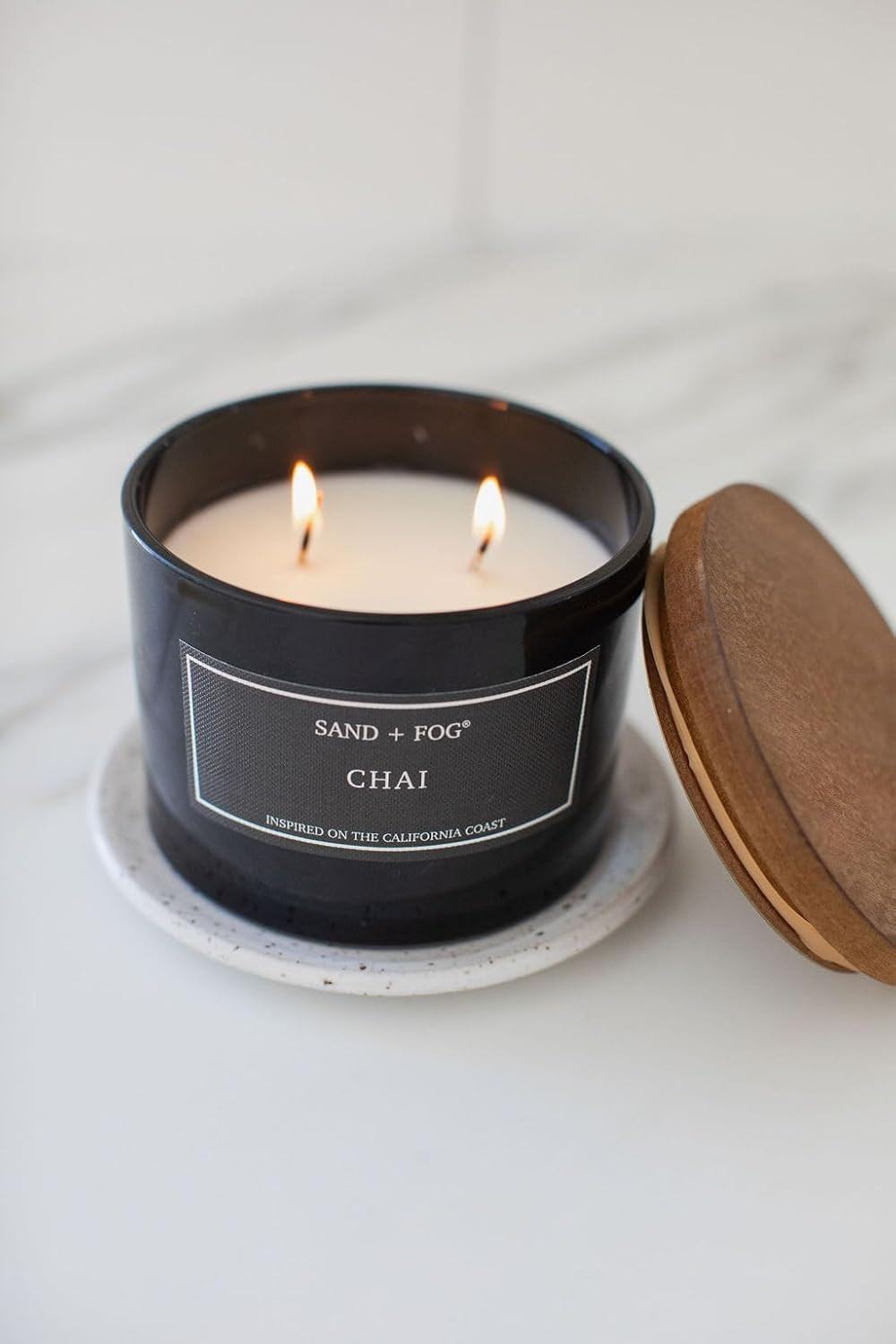 Sand + Fog Scented Candle – Chai – Additional Scents and Sizes – 100% Cotton Lea