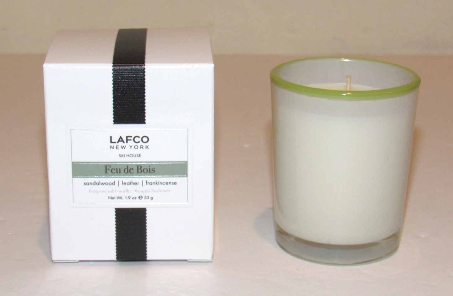LAFCO New York Feu de Bois Scented Small Votive Candle 1.9 Oz 53 g NIB