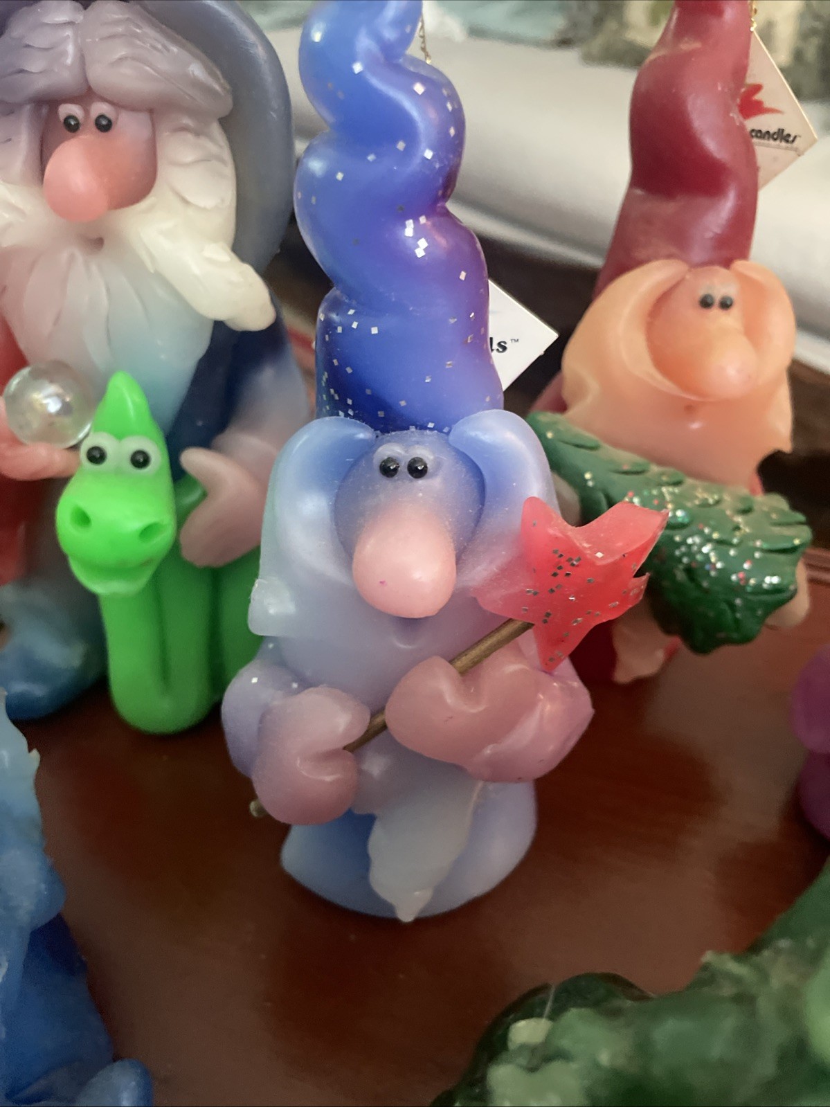 Collection Of Northern lights candles wizards and dragons