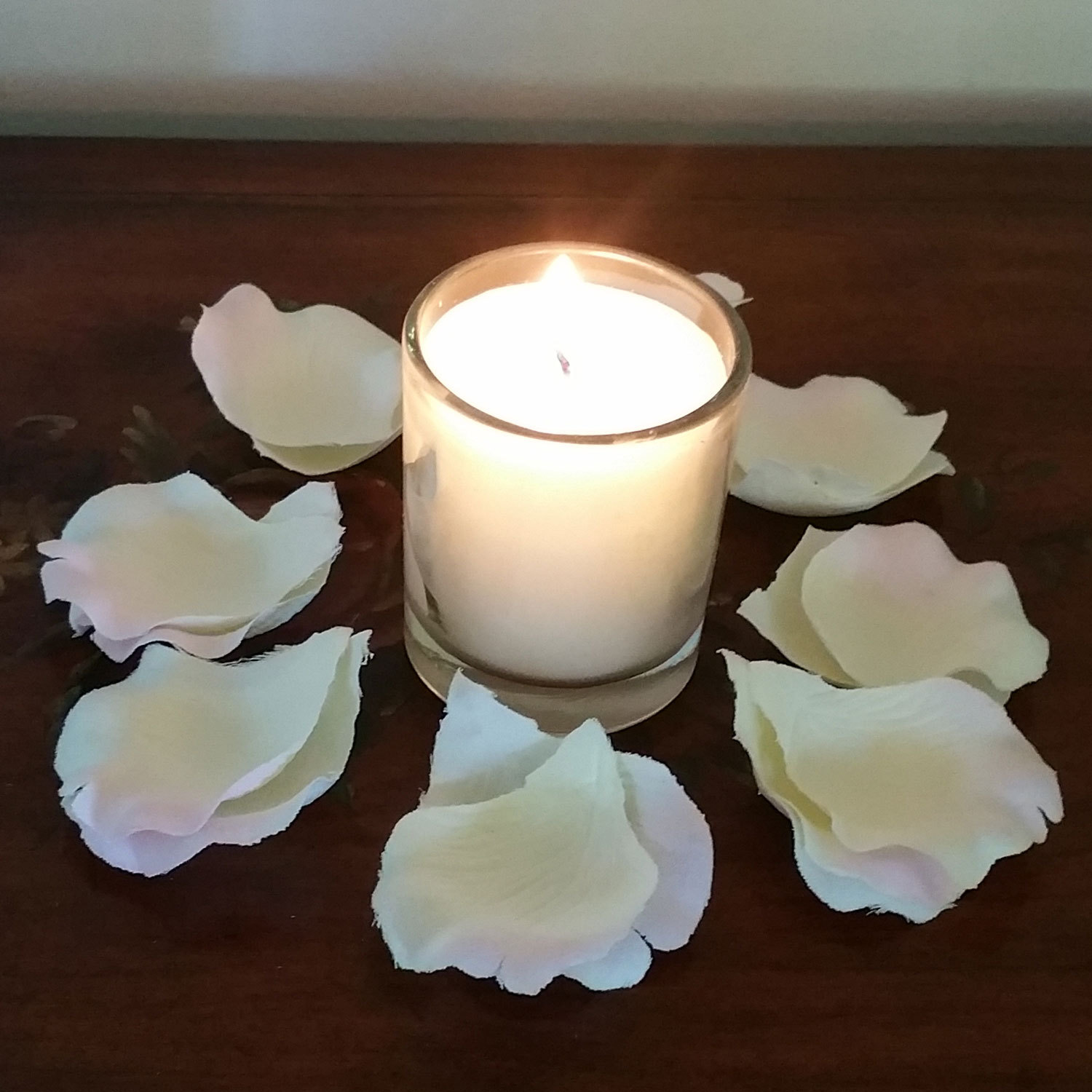 2 Set x 4 Pieces Jar Candles No Scent Top Quality Nice Gift