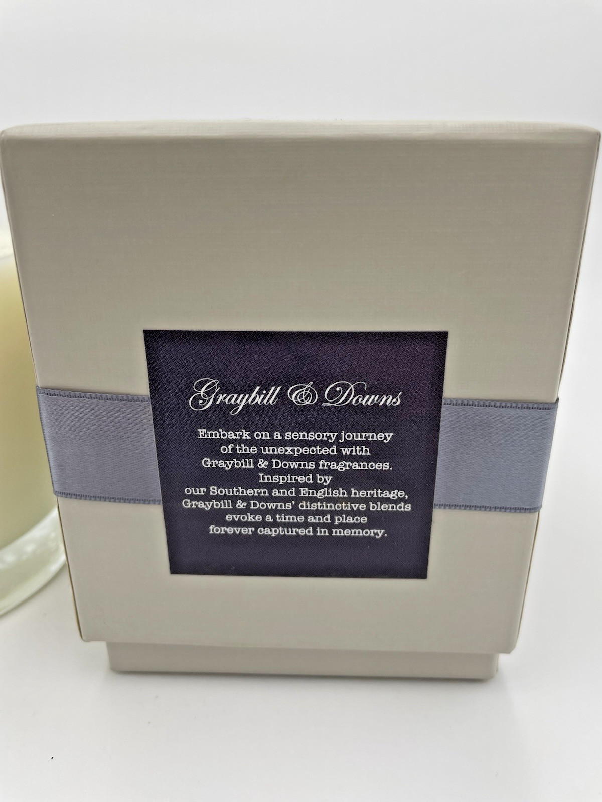 Graybill & Downs Tobacco & Orange Blossom 10 oz Luxury Candle Home Fragrance NEW