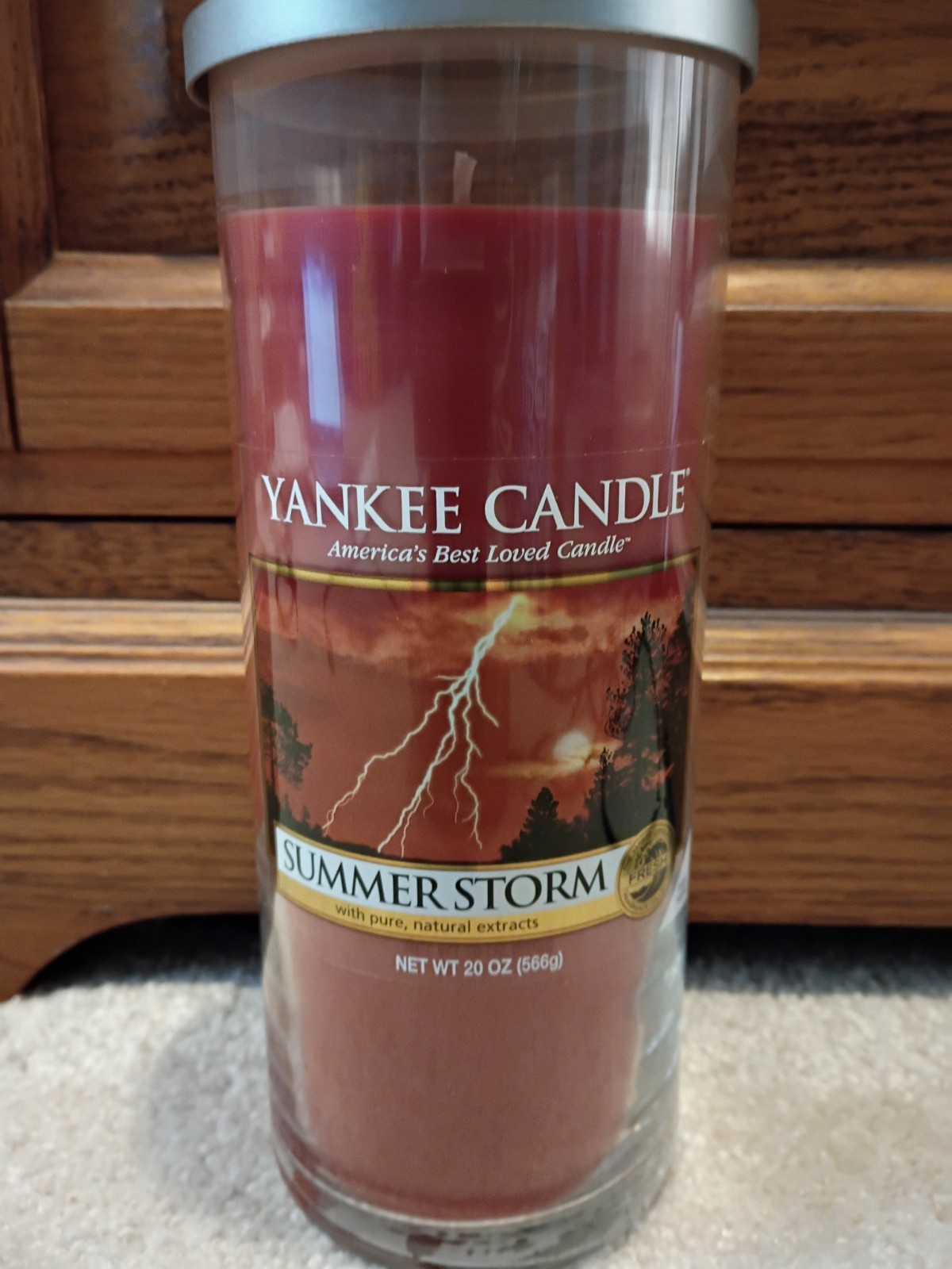 *NEW* Yankee Candle Retired SUMMER STORM Large 20 oz Pillar