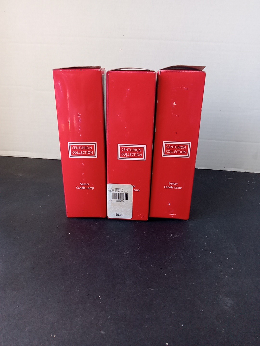 3 Electric Window Sensor Candlestick Lamps Centurion Collection 1 With No Bulb