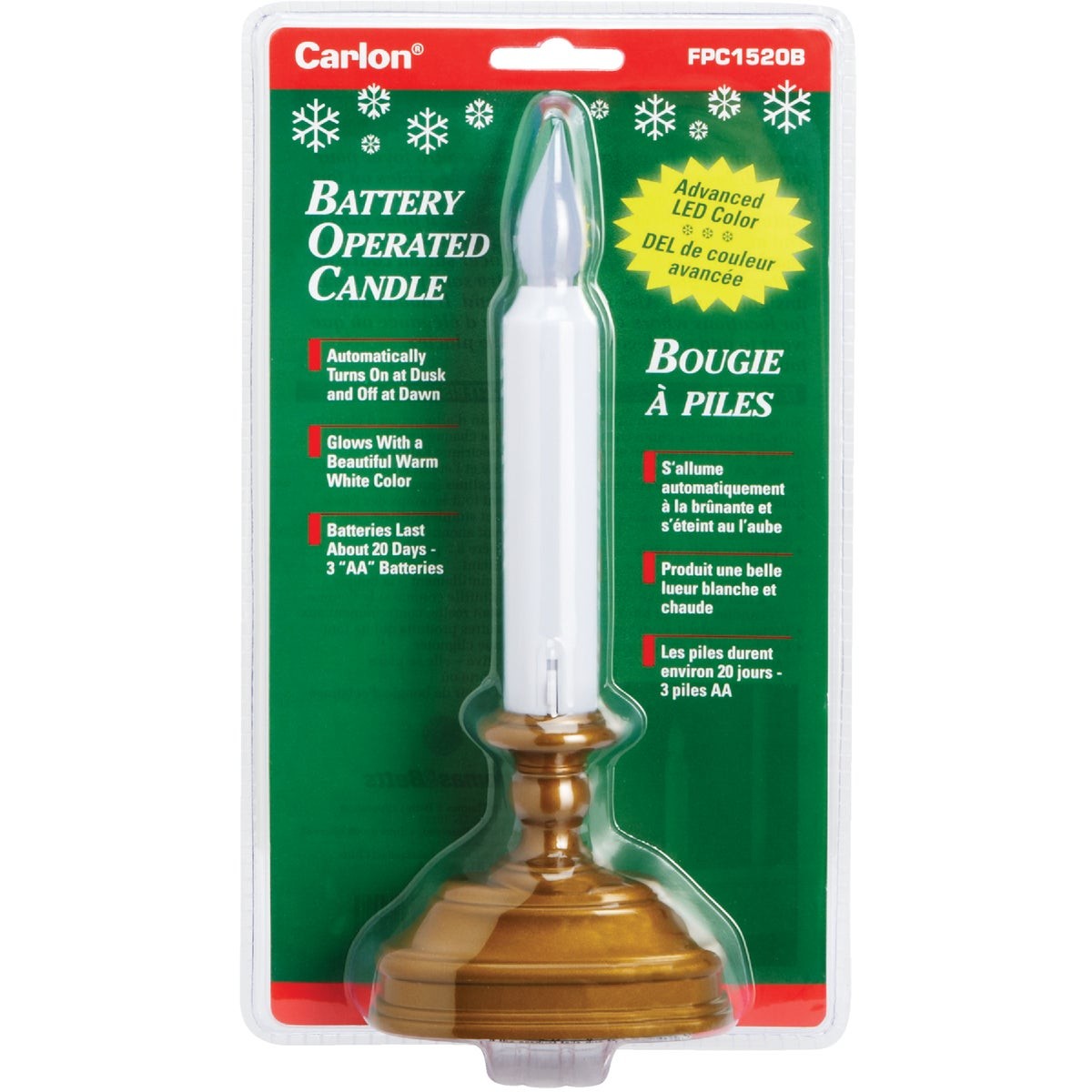 Xodus Standard 4.5 In. W. x 7.5 In. H. x 2 In. D. Antique Brass LED Battery