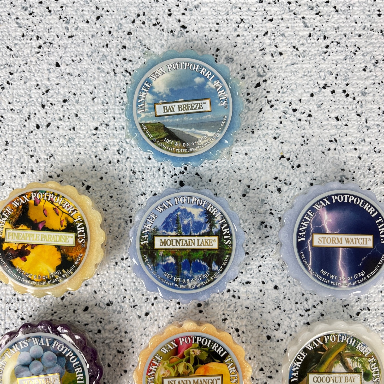 Lot of 10 Yankee Candle Wax Potpourri Tarts Melts Mixed Assorted Lot
