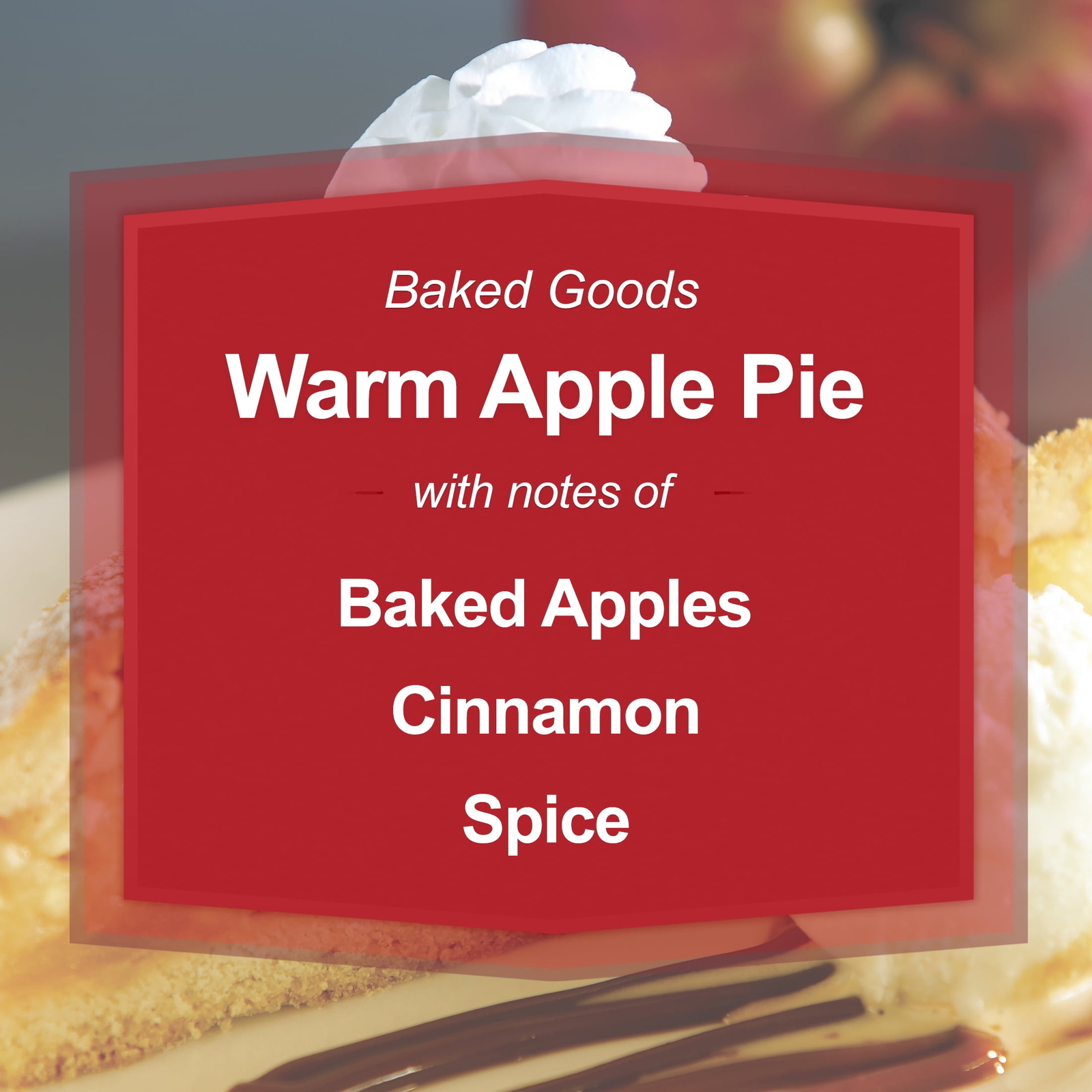 (4 pack) 11.5 Ounce Warm Apple Pie 3-Wick Glass Jar Candle
