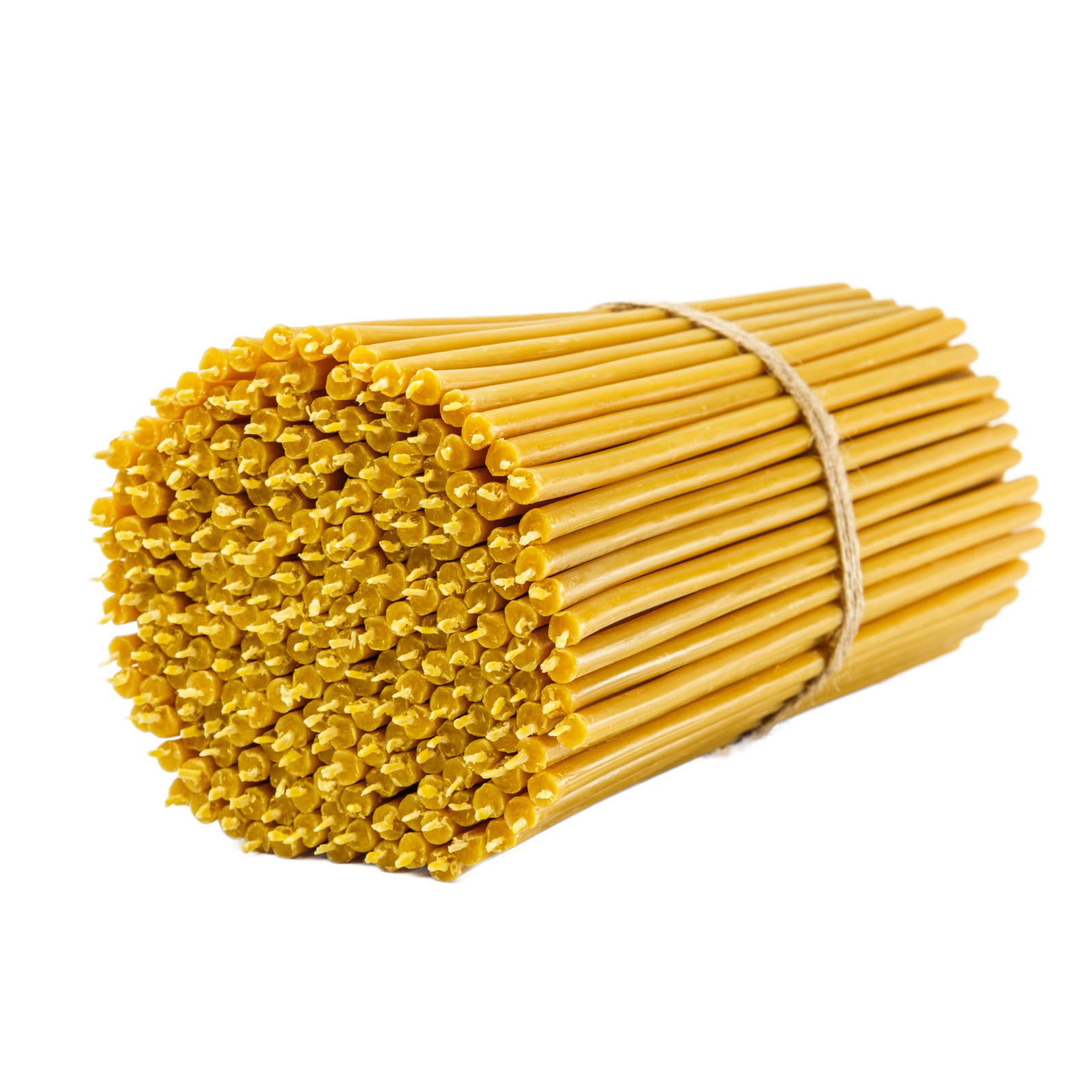 Pure Beeswax Thin Taper Candles 10.4″x0.28″ Orthodox Church Prayer Long Candles