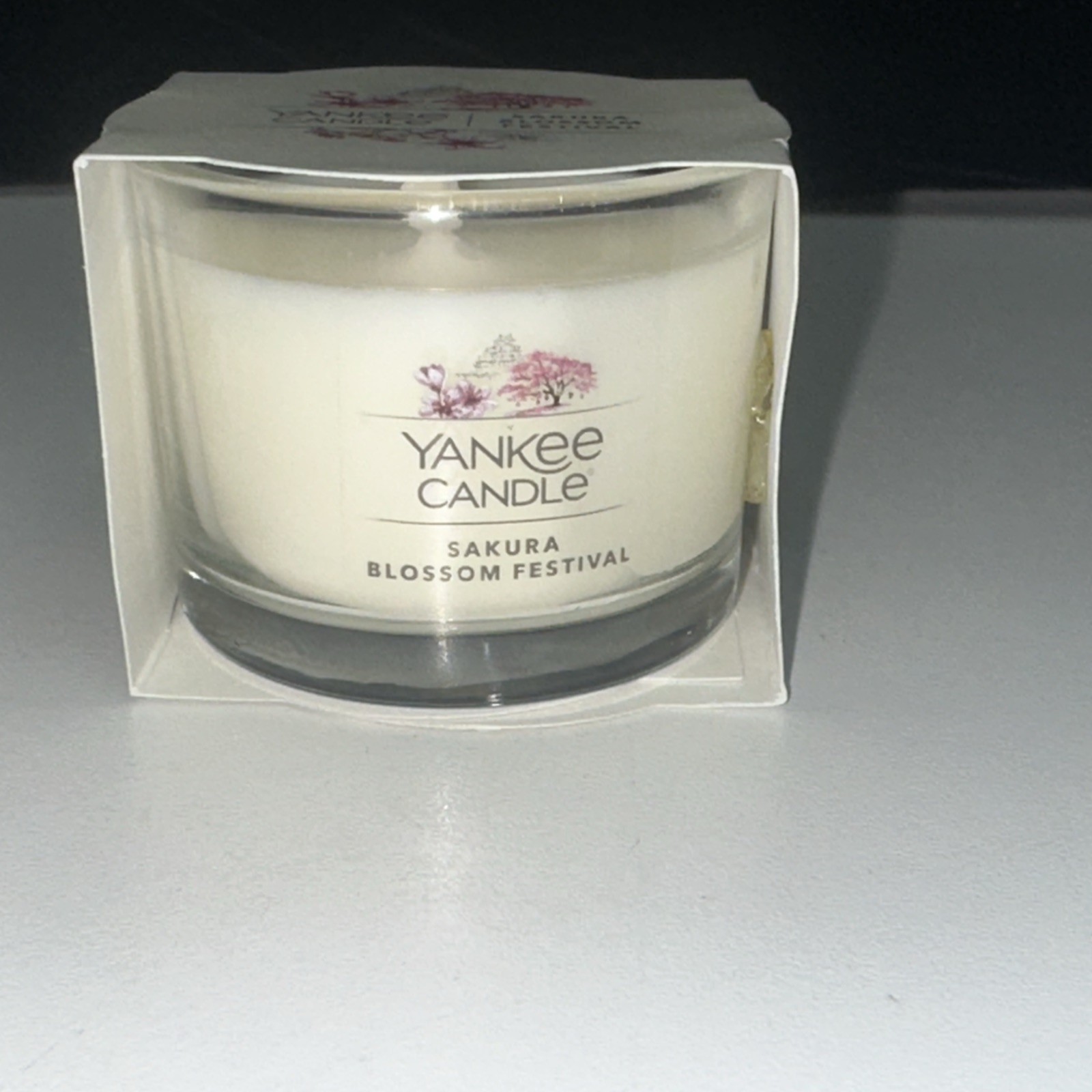 LOT OF 6-Yankee Candle SAKURA BLOSSOM FESTIVAL Mini Votives 1.3 oz. Each