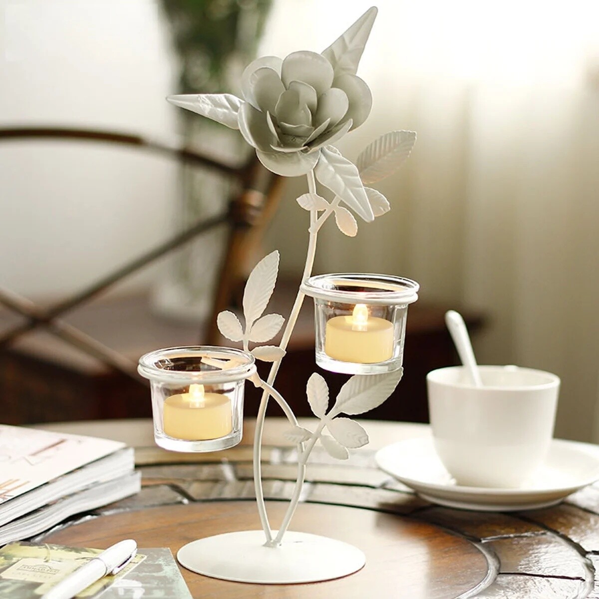 Flameless LED Tealight Candles Votive Candle Battery Operated Fake Tea Lights