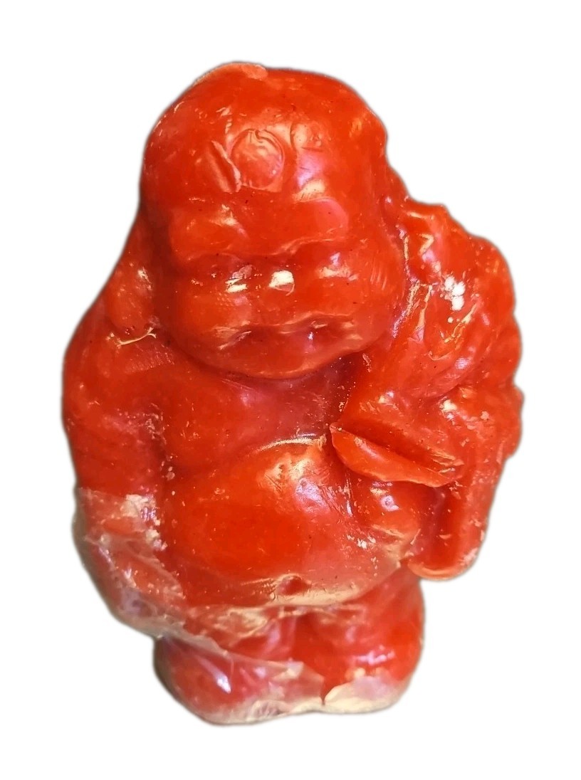 Vintage 90’s Multi Color 7″ Tall Standing Buddha Candle 6 Pc Group Unburned