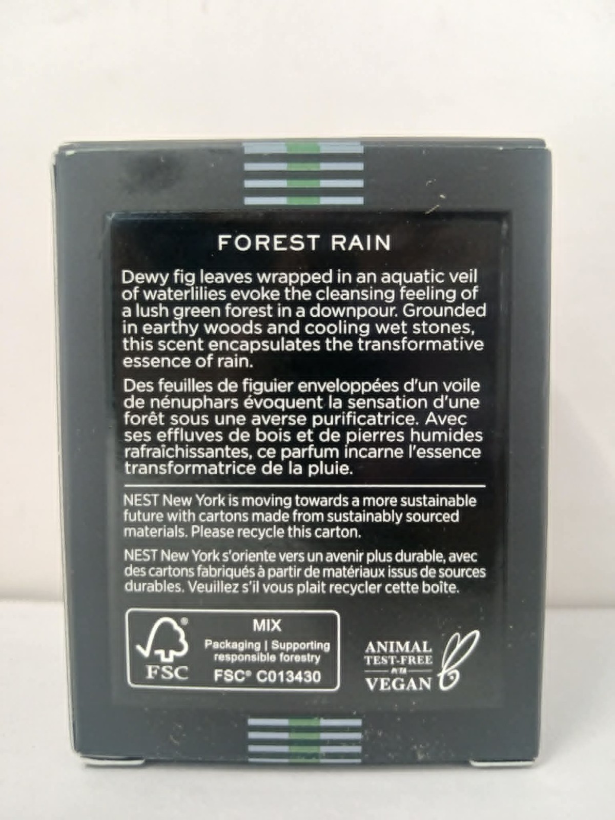 Nest New York Scented Candle 2 oz Forest Rain
