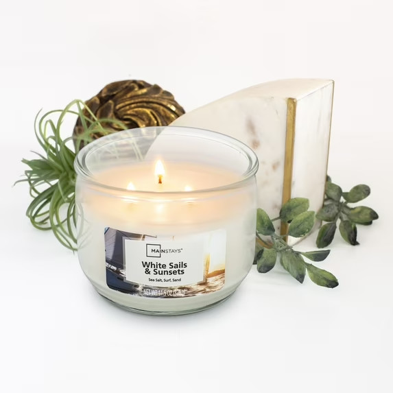 (2 Pack) 3-Wick Scented Candle, 11.5 oz Glass Jar Free Shipping in 2 Days..