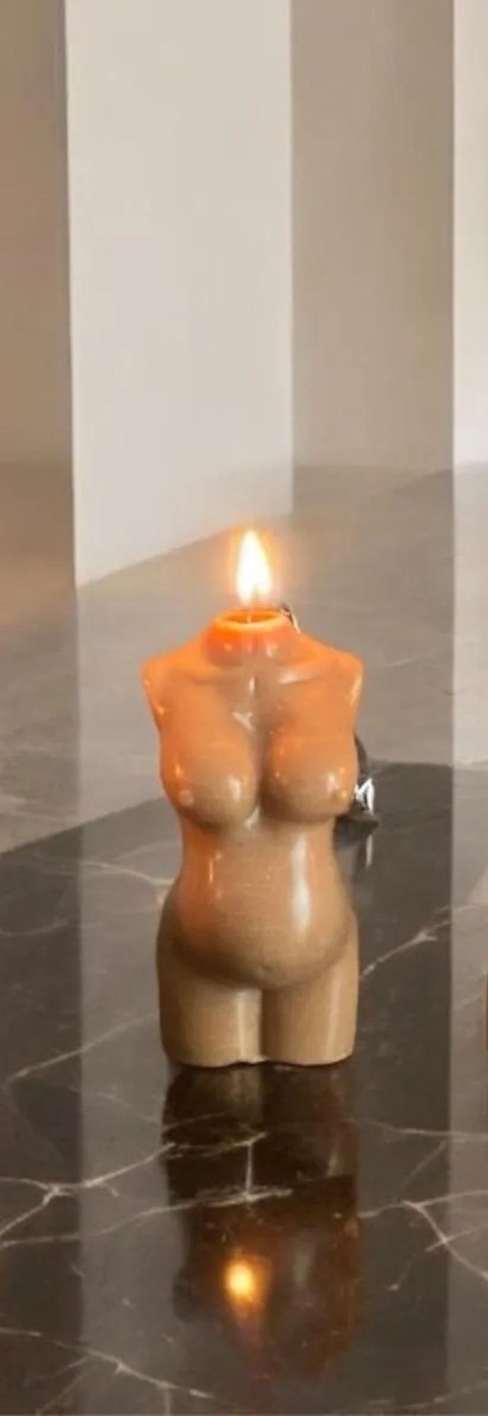 Body Shaped Scented Candle Soy Wax Female Torso Candle Romantic Decor Novelty