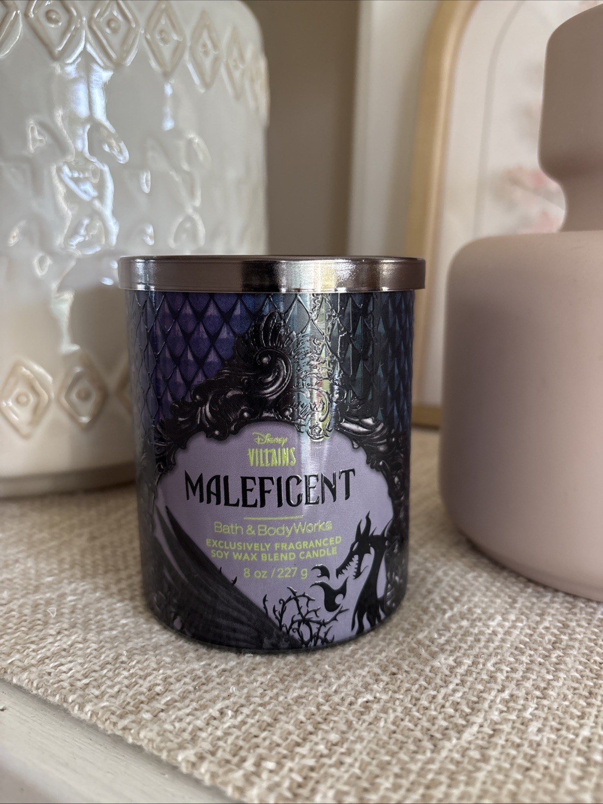 Bath & Body Works Disney Villains Maleficent Single Wick Candle Mystical Woods
