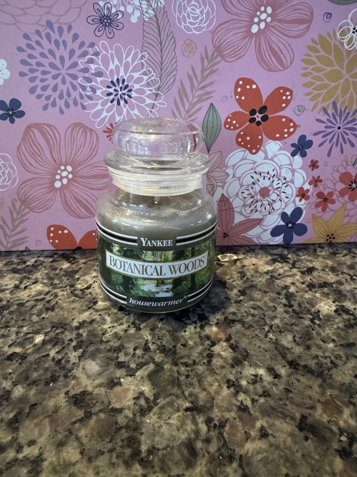 RARE Black Band BOTANICAL WOODS Yankee Candle! Only 3 Others 3.7 Oz on eBay!