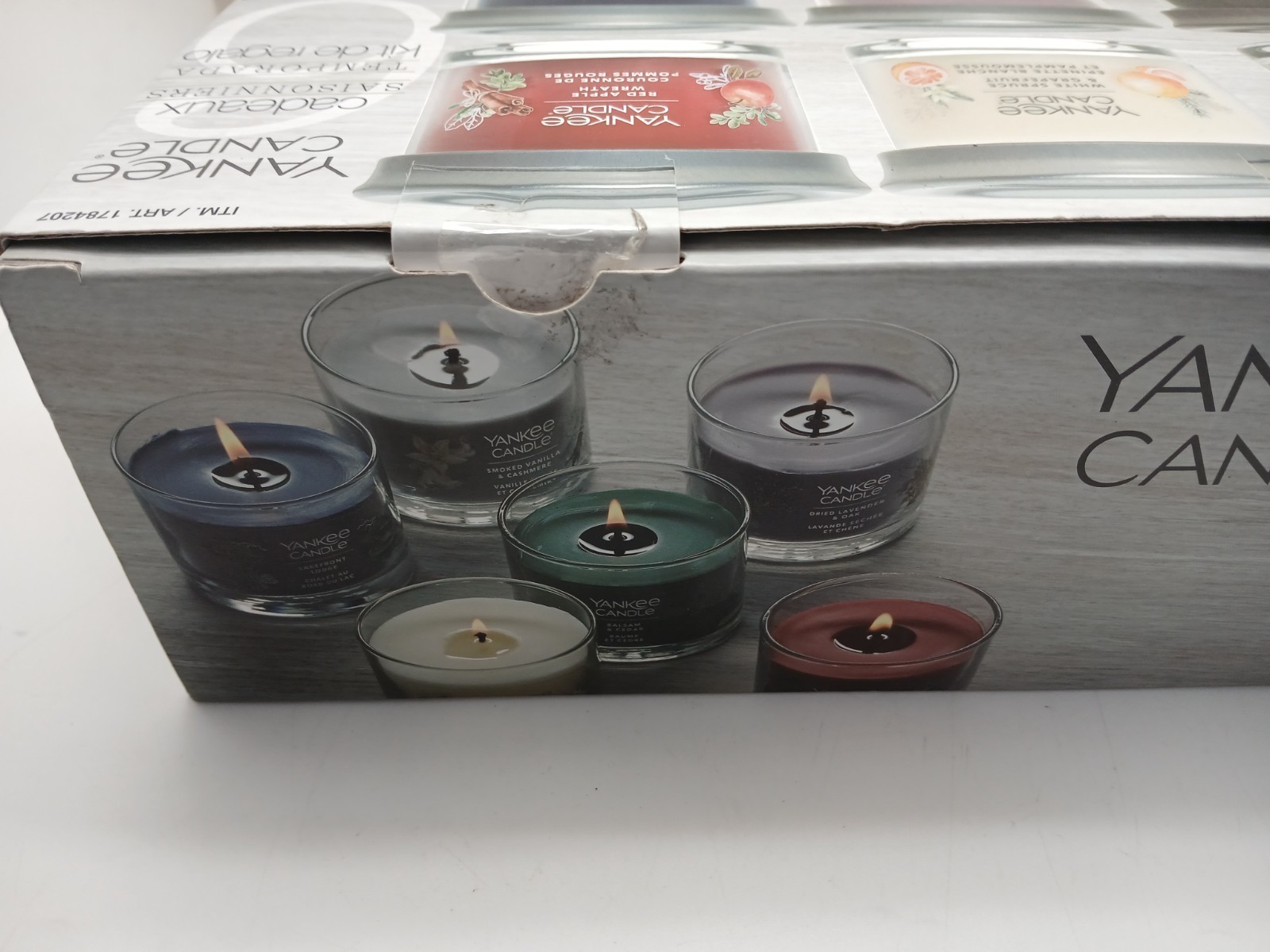 5x Yankee Candle Small Tumbler Jar Scented Candles 4.3oz Soy Wax Variety Pack