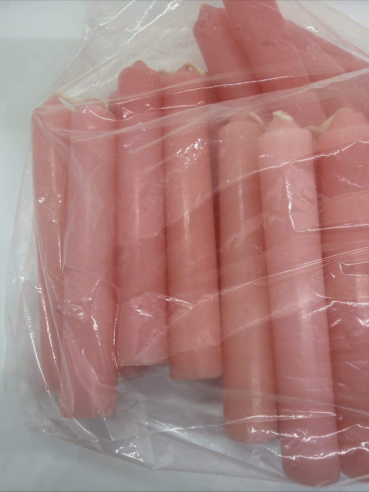 ALTAR CANDLES 1 COLOR 1 1/8″D X 5 1/2″ T IN PINK SET OF 25- Great Lot!