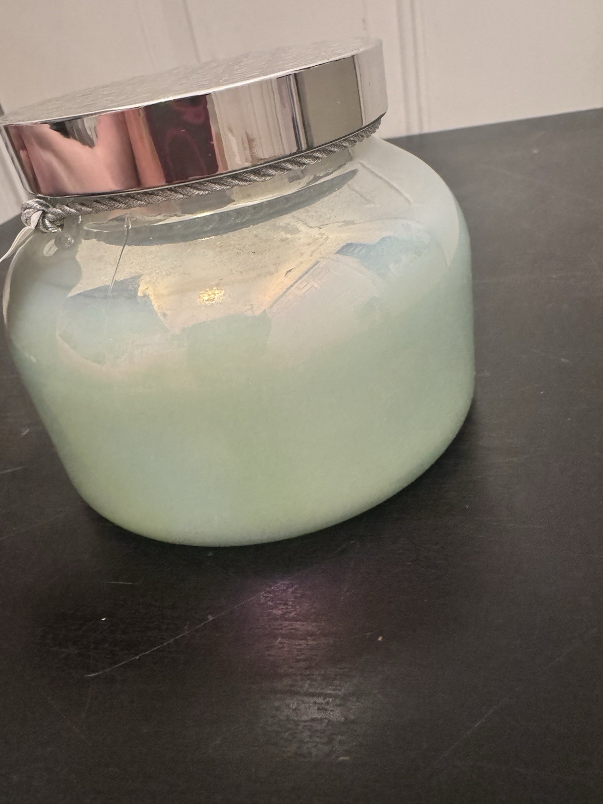 DL Co Candle Modern Alchemy Blue Iridescent Jar 17oz Wild Flowers