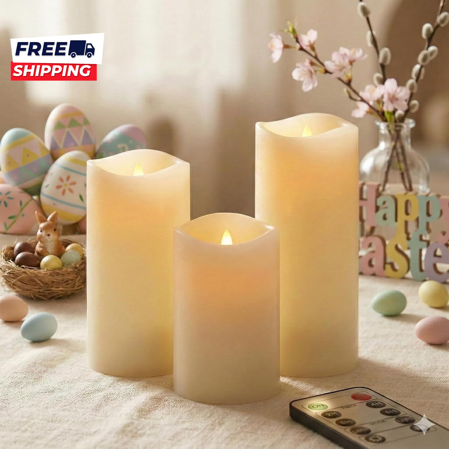 Flameless Candles Led Candles Pack of 12 Battery Candles (D2.15” X H4”5”6”)