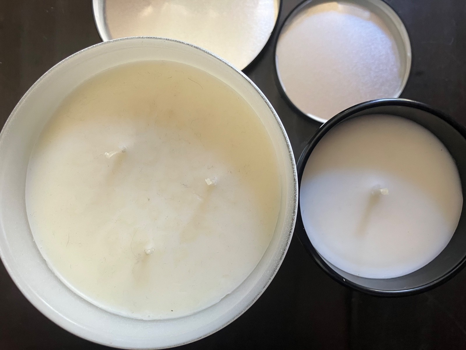 (2x Pack) BIG 3-wick, 24oz & 9oz LEOBEN CO Candle Man Cave & Night Out Soy Wax