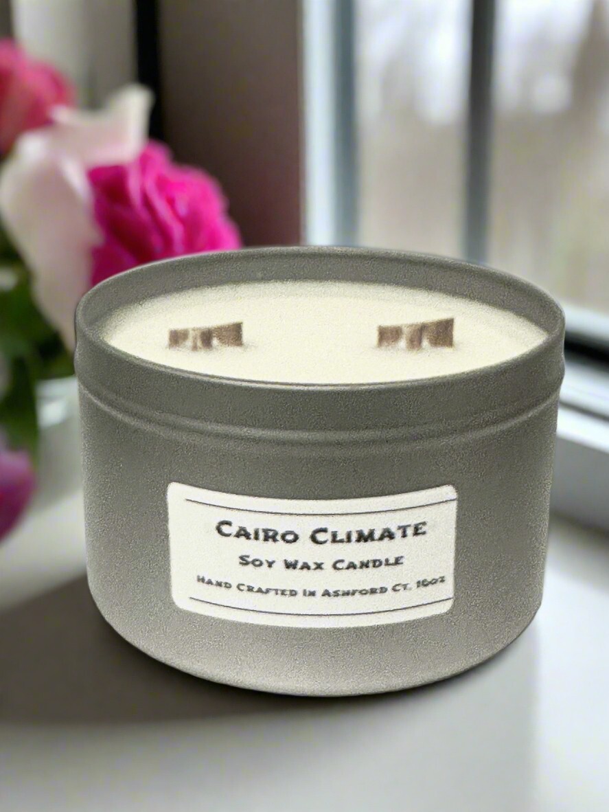 16 oz Dual Wood Wick Soy Wax Candle, Assorted Scents, Scented Candles