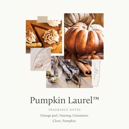 Scented Tin Candle 6.5 oz Pumpkin Spice Nutmeg Cinnamon Clove Fall Home Decor