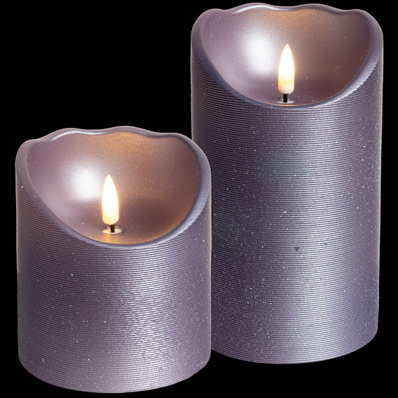 LightScapes 2-Piece Flameless LED Candle Set 6″ & 4″ Set
