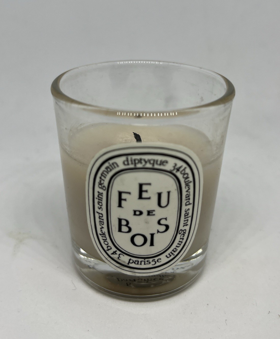 Diptyque Feu De Bois Scented Candle 1.23oz Used No Box