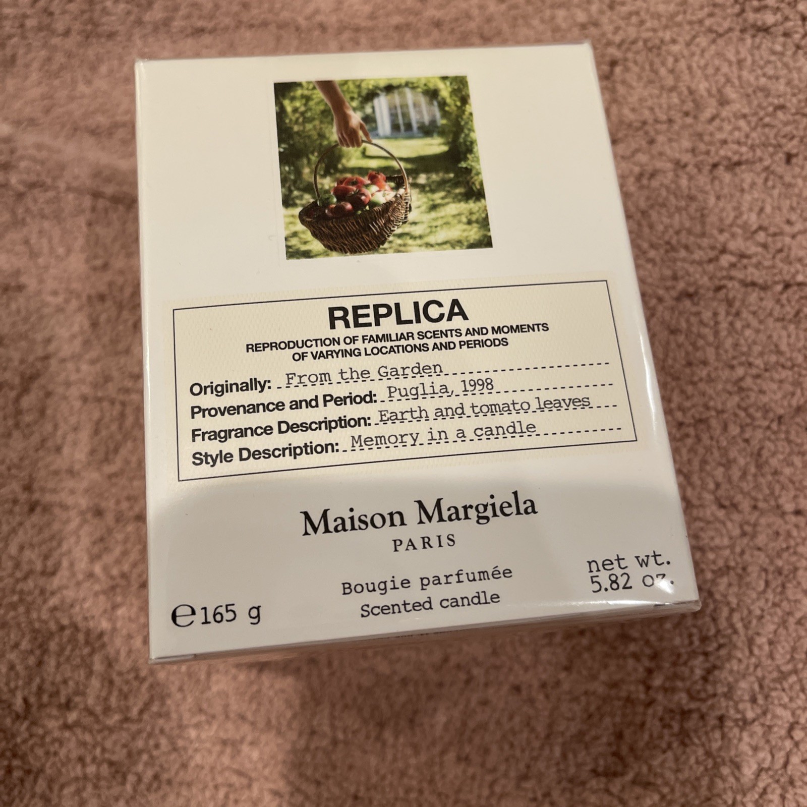 Maison Margiela Replica from the garden Candle 5.82oz. New Sealed.
