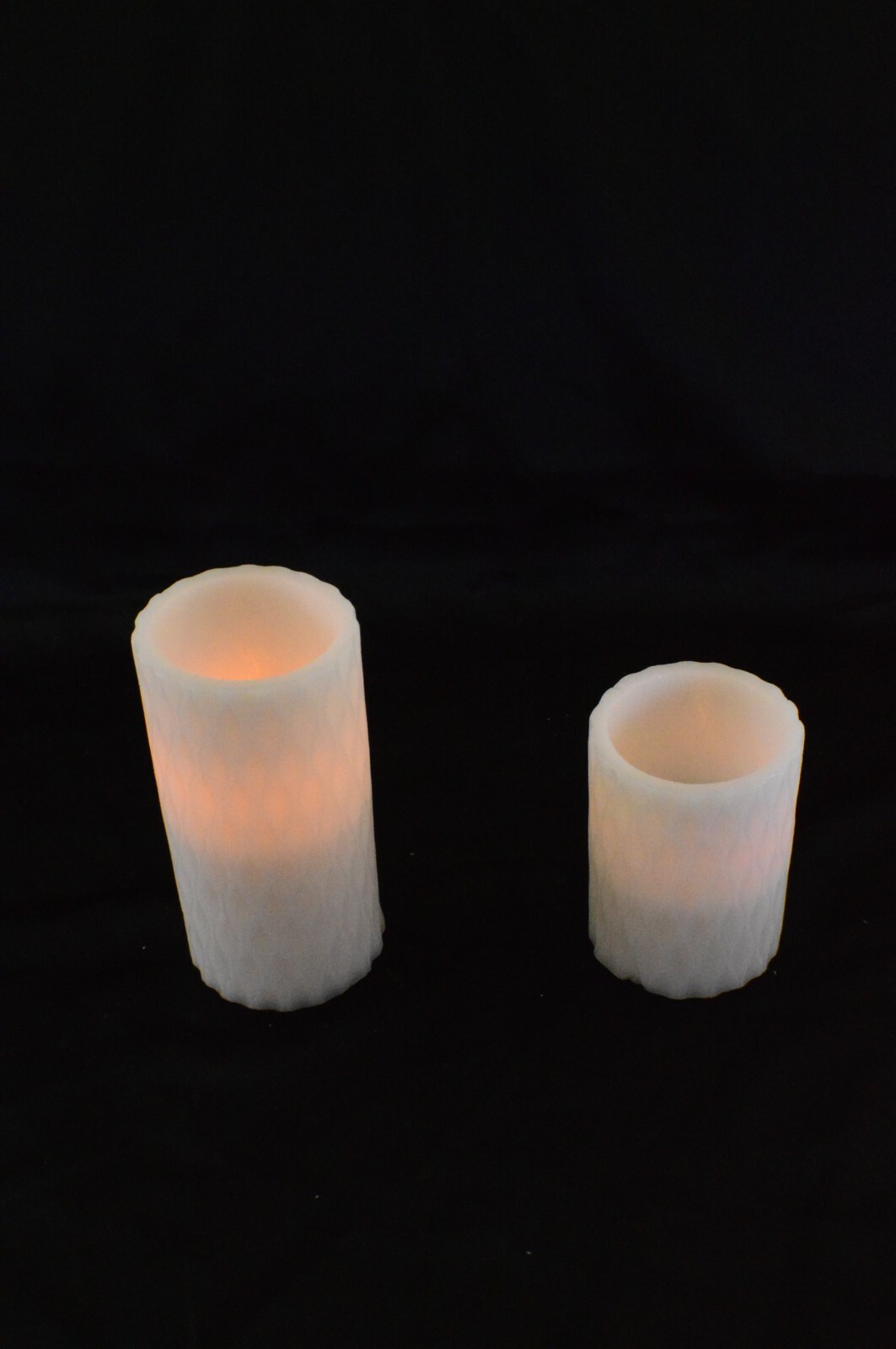 LED Remote/Timer Operated Candles-Faux Wax-pkg of 2ea requires 3AAA NOTIncluded