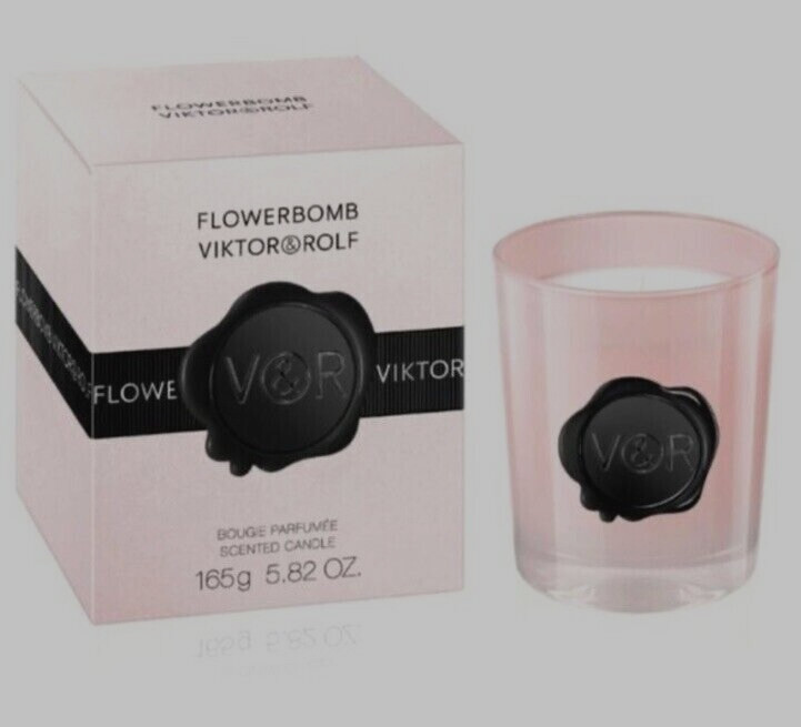 Viktor & Rolf Flowerbomb Perfumed Bougie Scented Candle 5.8Oz /165g Large Sealed