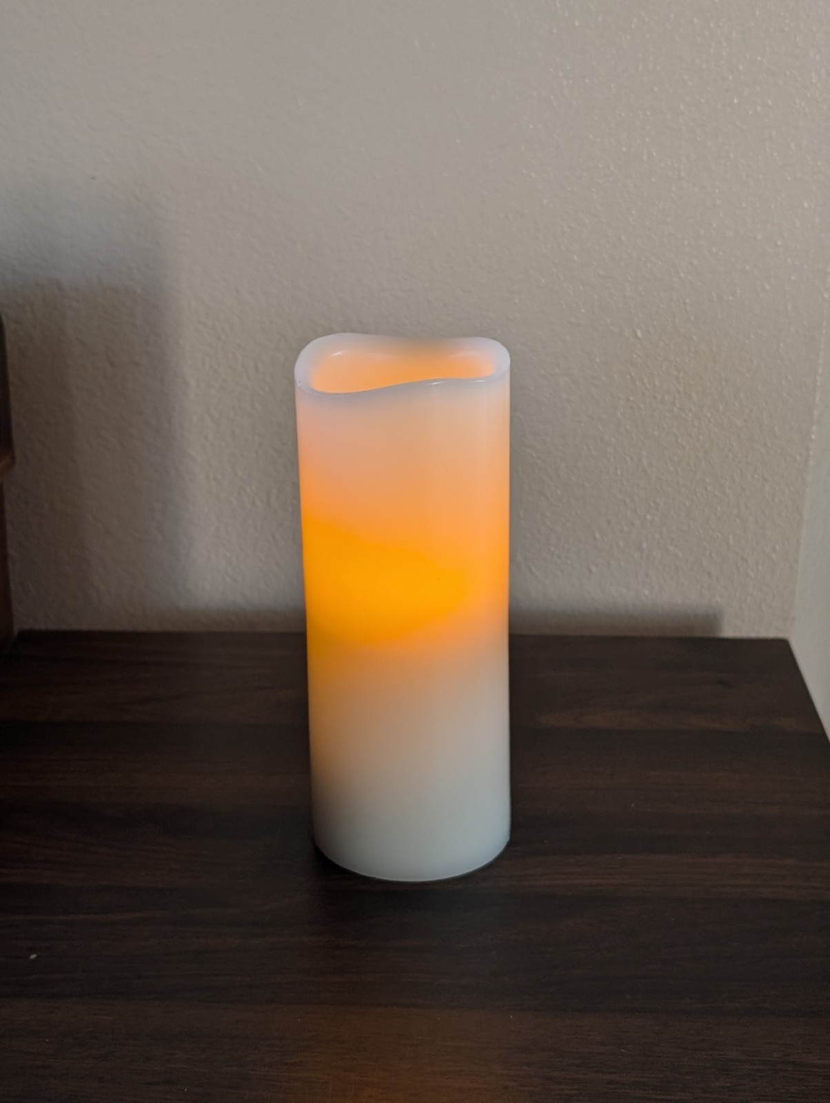 Pier 1 Set Of 3 Ivory Flameless LED Candles, 1 6 Inch And 2 8″ In Original Boxes
