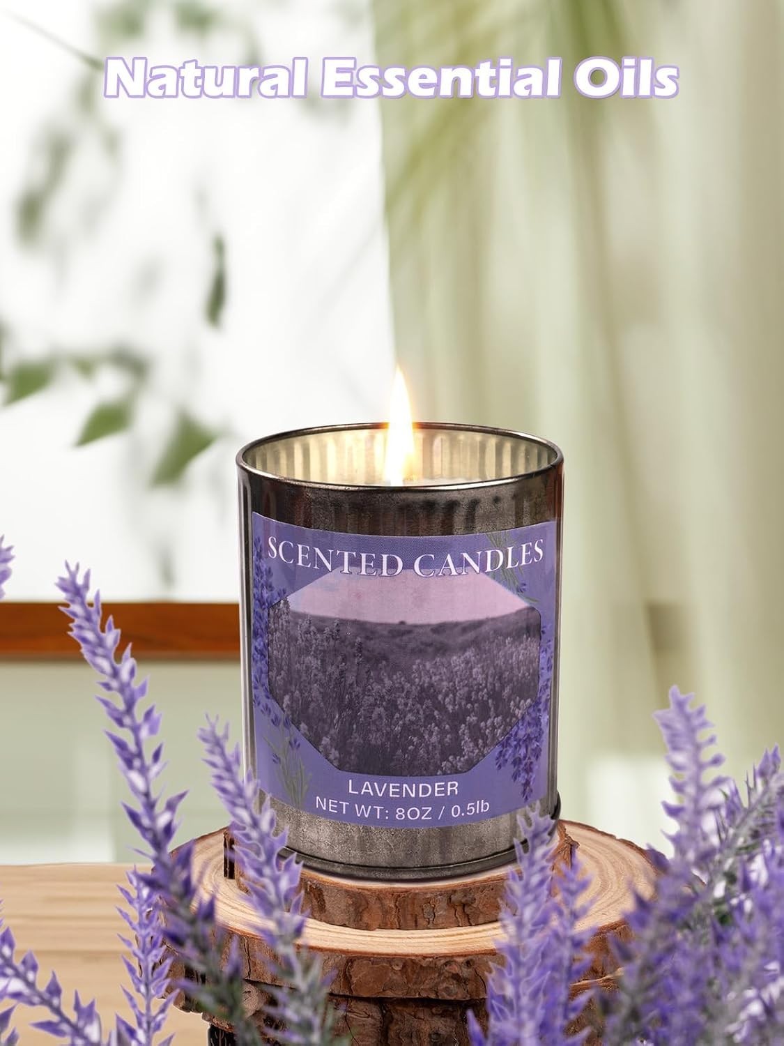 Scented Candle Gift Set,4 Pack 32oz Soy Wax Candles Set,200 Hour Burn Time Long