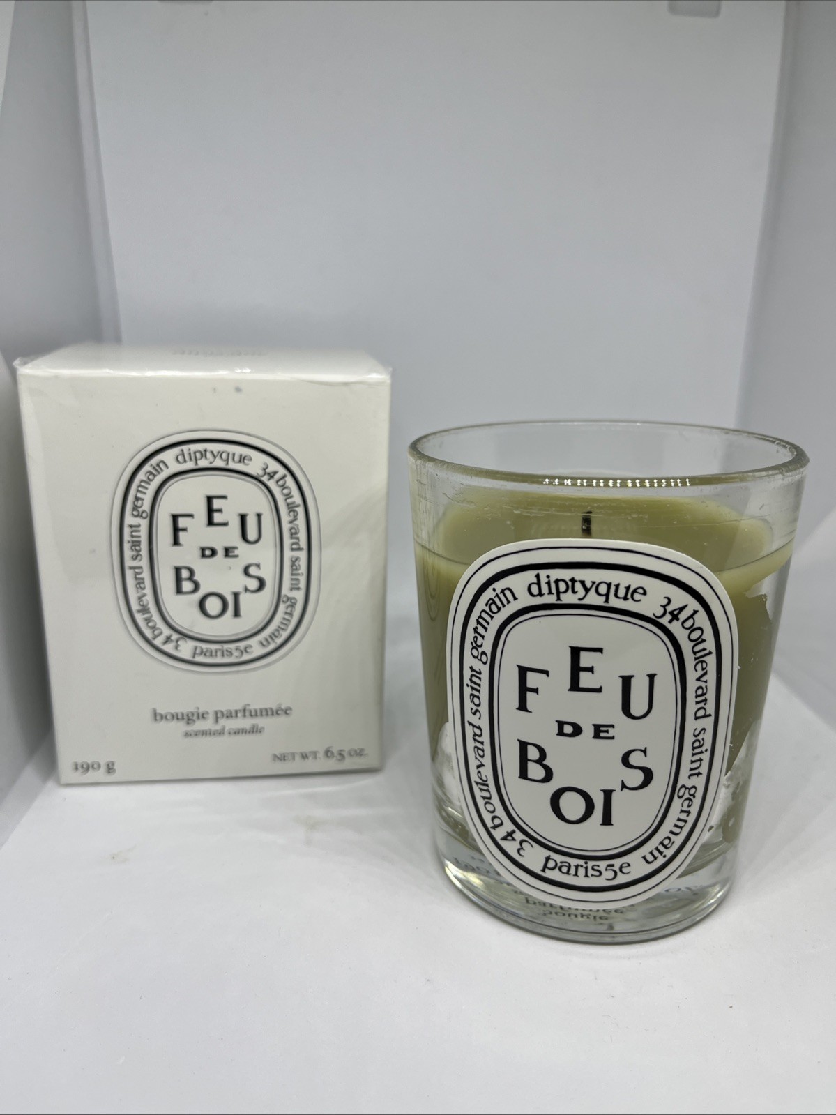 Diptyque Feu De Bois Scented Candle 6.5oz Used
