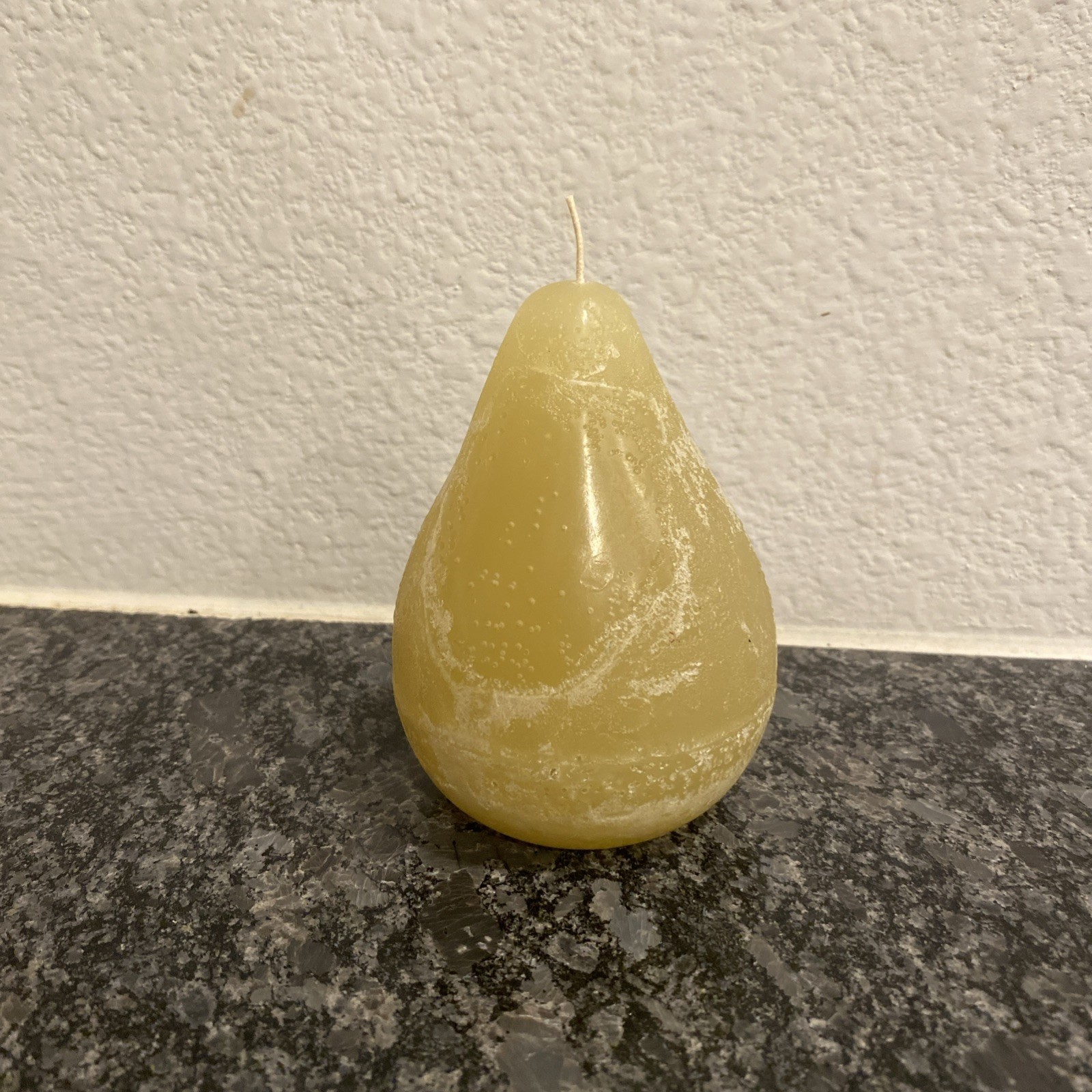 Pear Candle 3 X 4 Inch Design By Vance Kitira Thailand Unburned