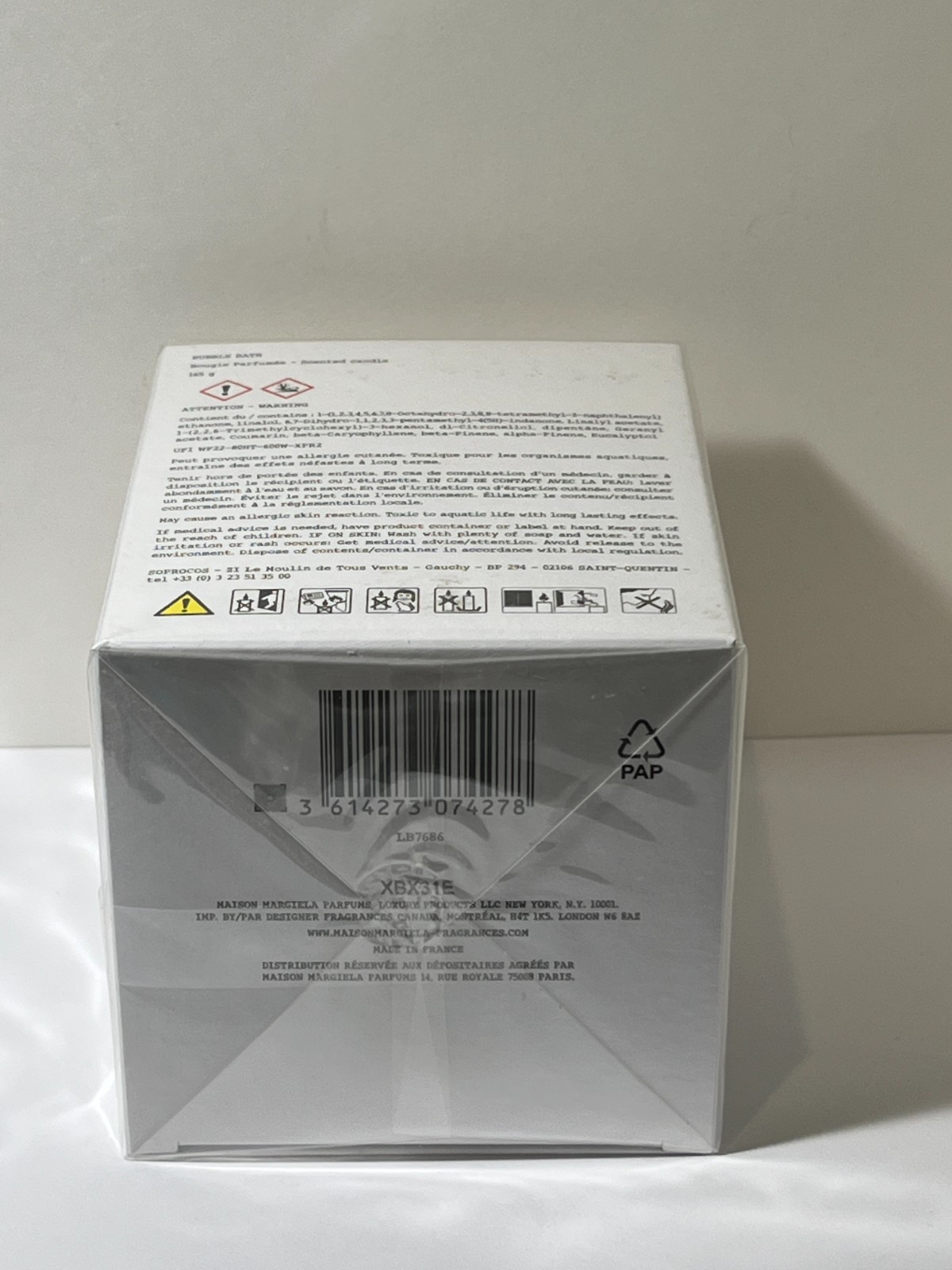 Maison Margiela Replica Bubble Bath Candle 5.82oz /165g Brand NEW In Box Sealed