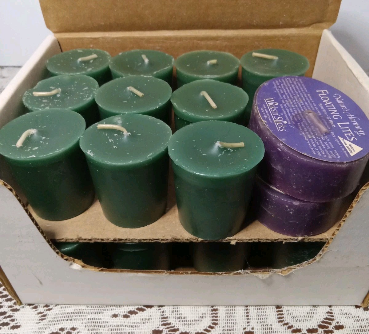 Lot Of 70+ Votive Candles, Asst Scents, Blue Ridge Brand-Hand Poured Wax NC Mtns
