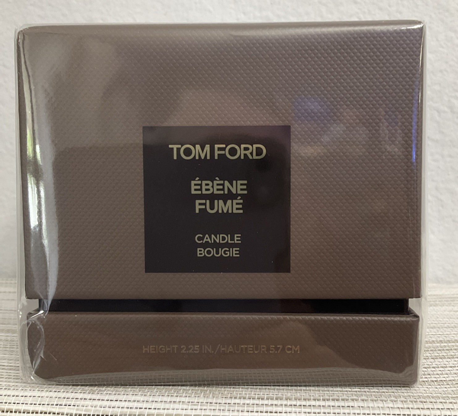 Tom Ford Ebene Fume Home Candle 6.3 oz New in Box & Sealed $140 Retail!
