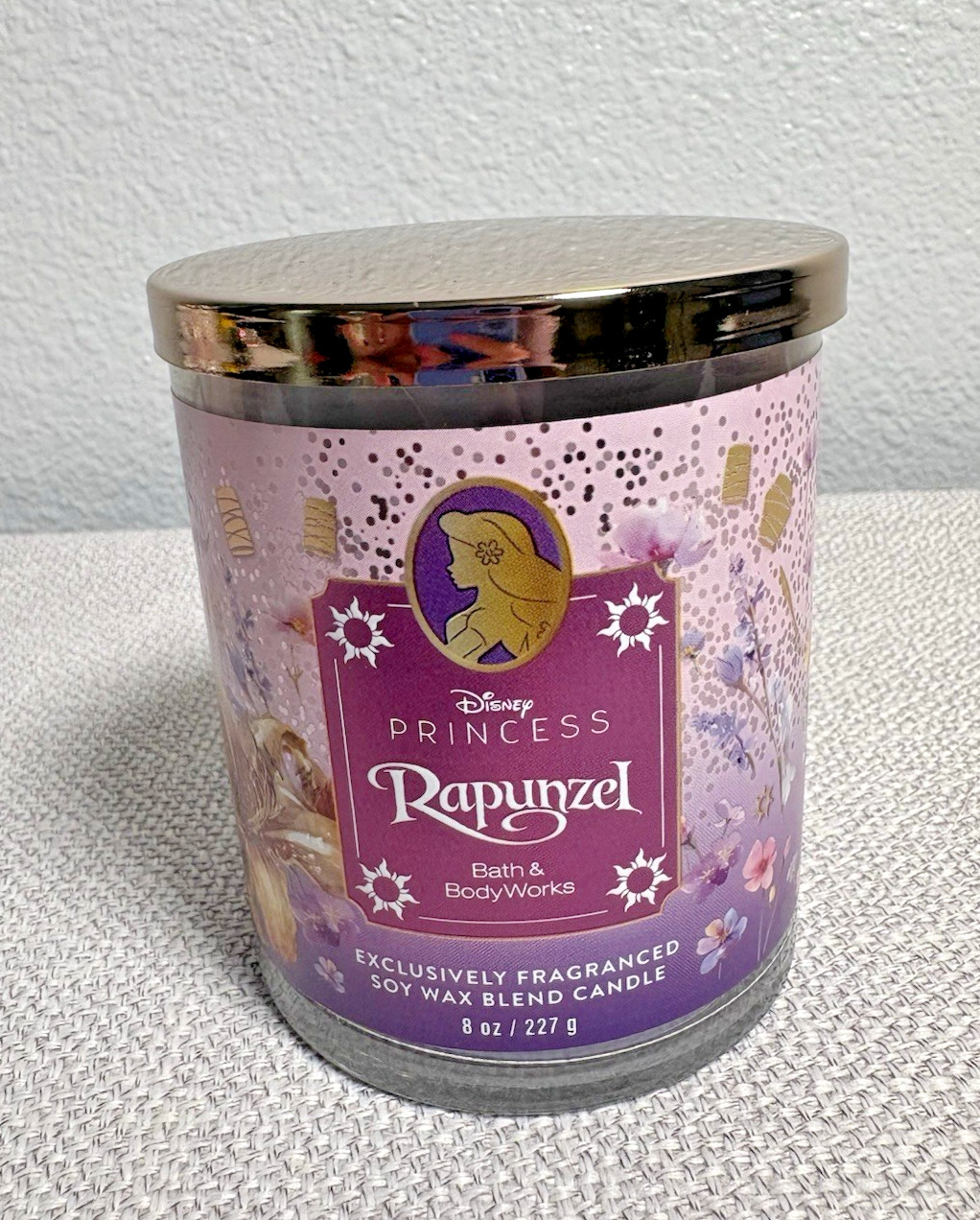 Rapunzel Single Wick Candle Bath & Body Works Disney Princess Candle NEW