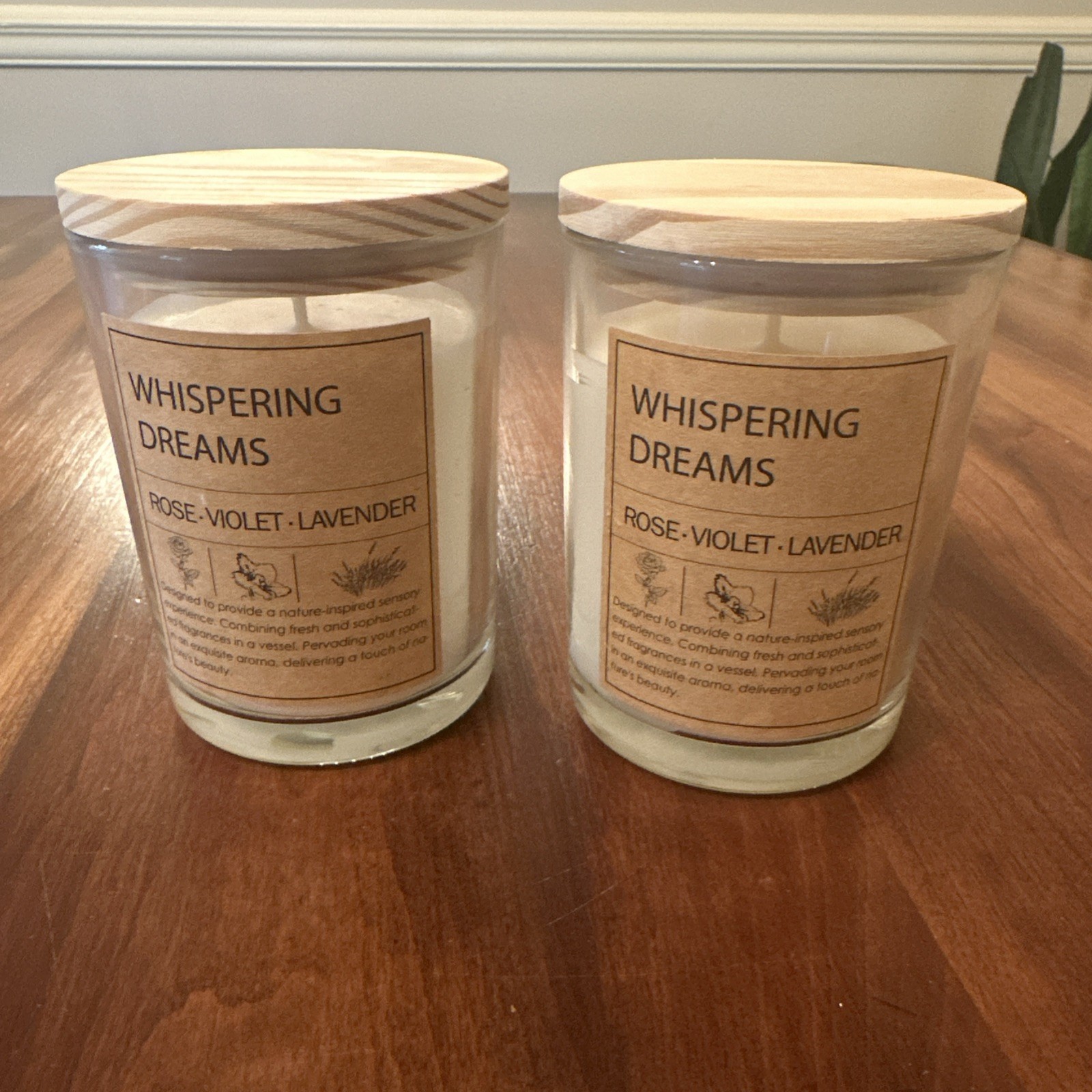 Candles Rose Violet Lavender & Whispering Dreams Wildly Popular Candle Sold Out