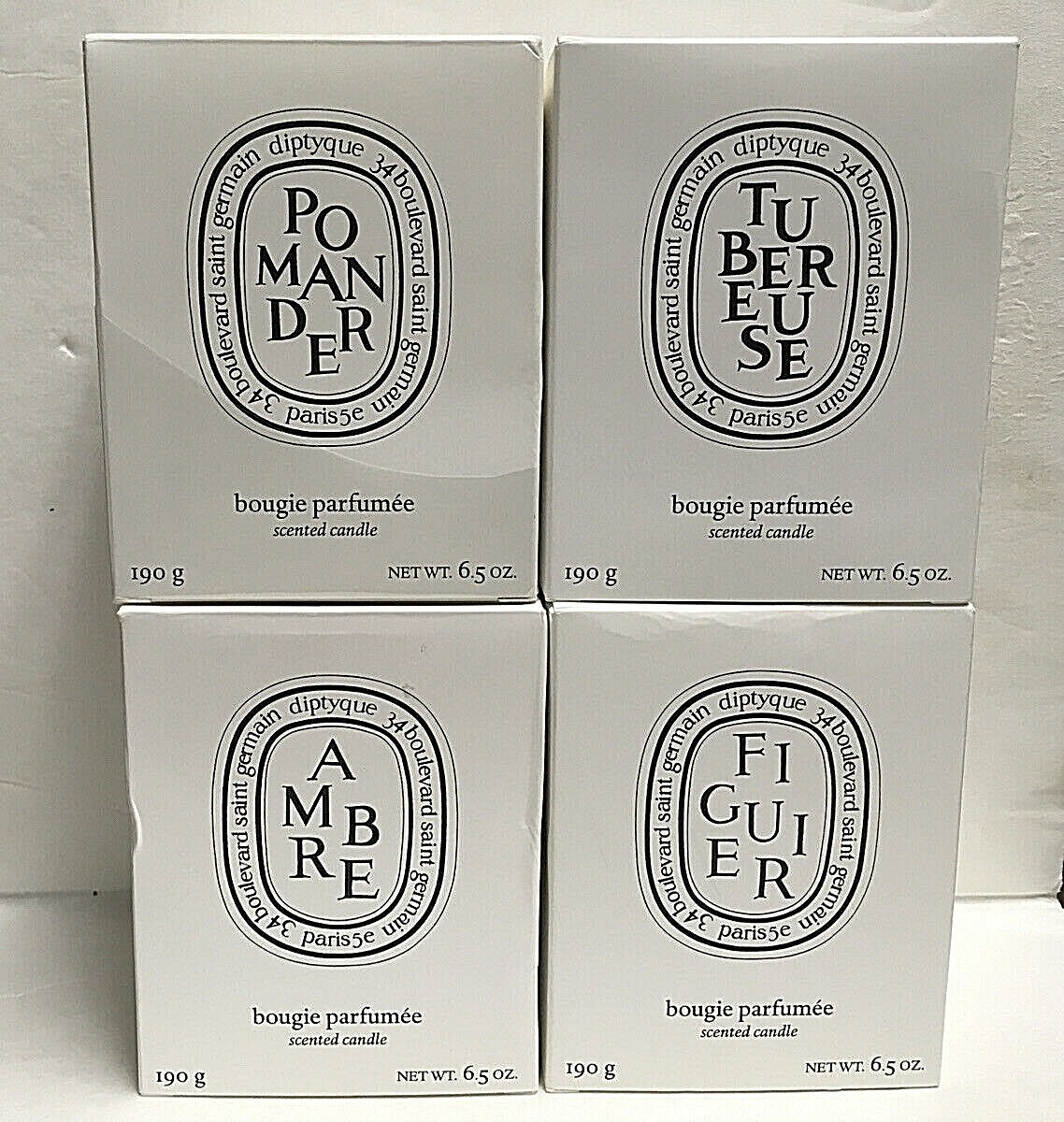 Diptyque Scented Candle 190g / 6.5oz Candle Made in France NIB sold separately