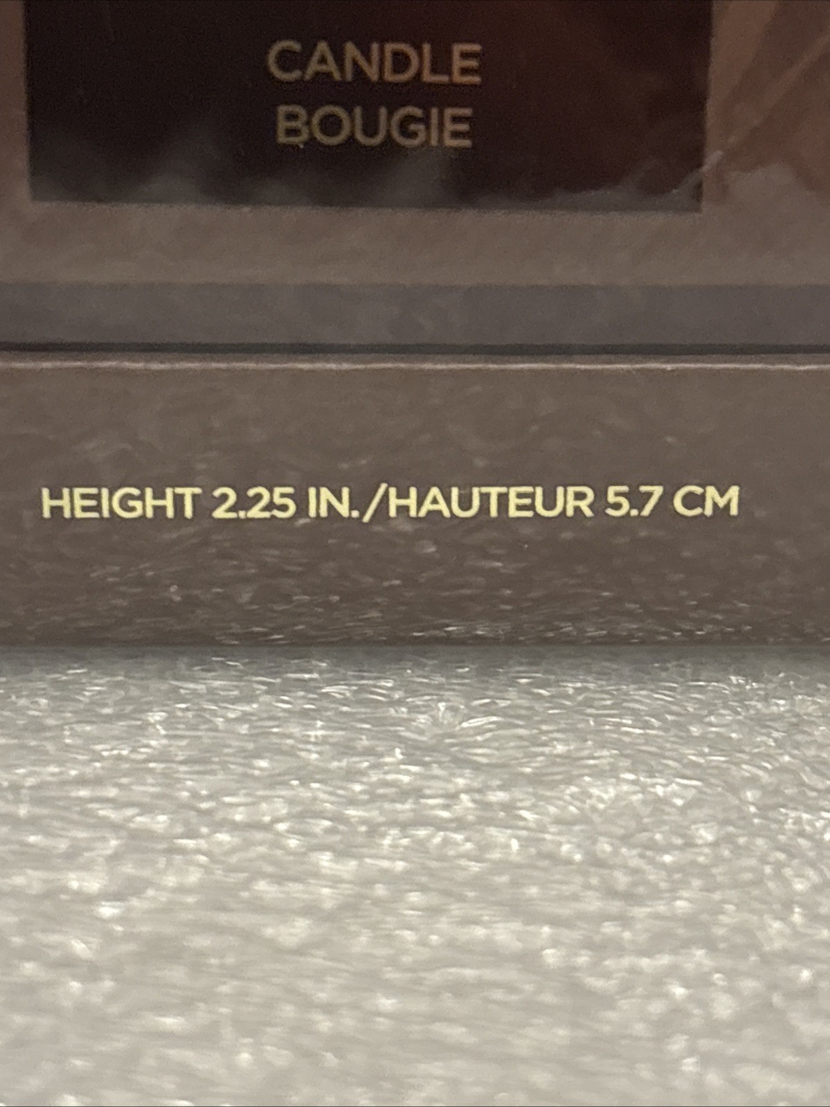 Tom Ford Ebene Fume Candle Bougie Height 2.25 In / 5.7 cm New, Sealed