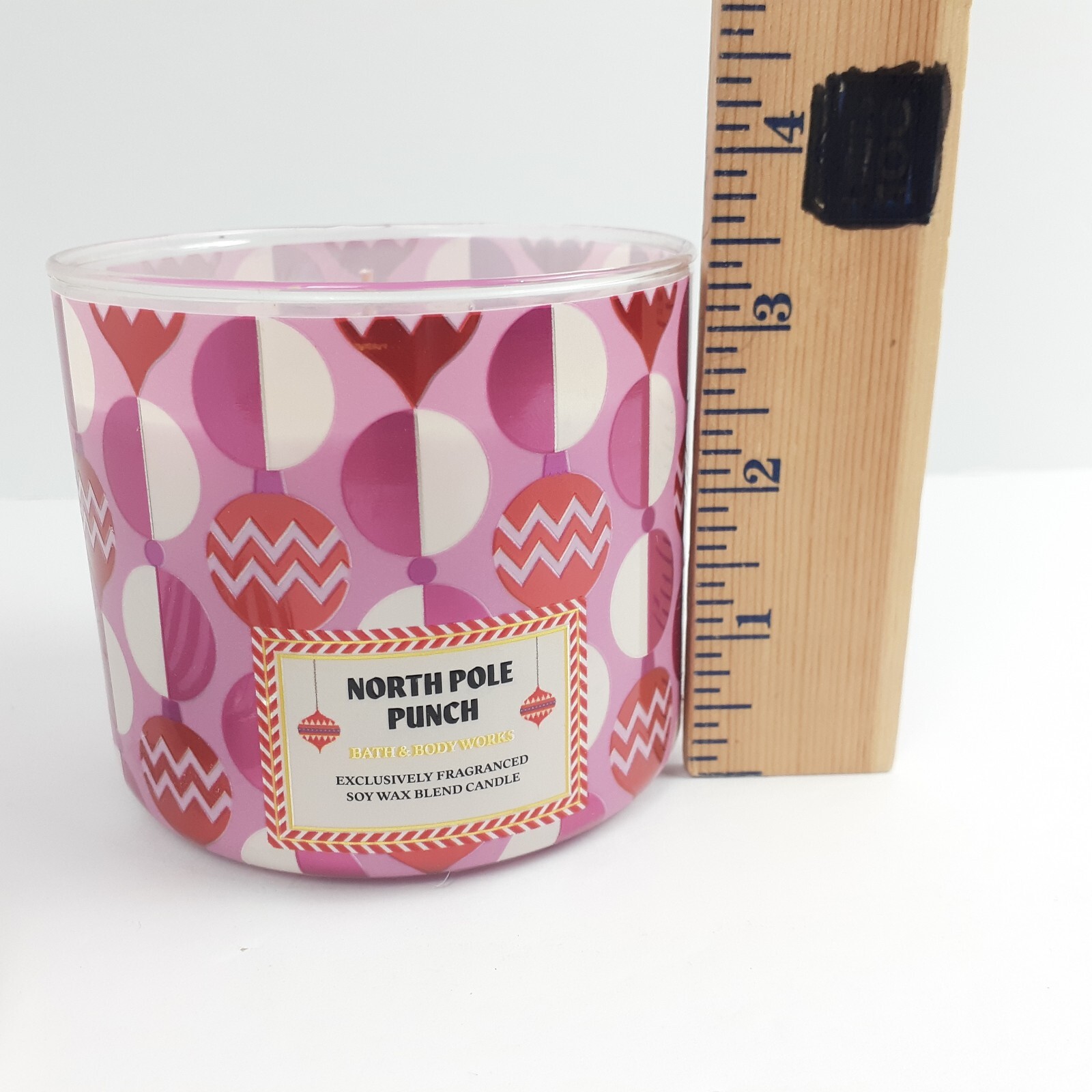 Bath & Body Works North Pole Punch Scented 3 Wick Candle Burns 25-45 Hrs 14.5oz