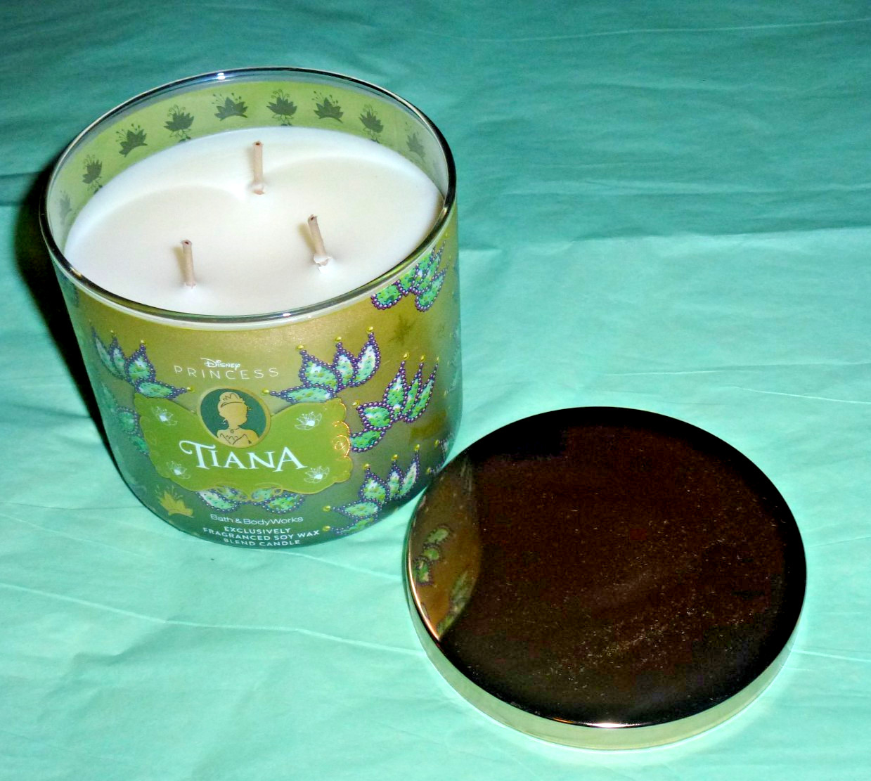 Bath & Body Works DISNEY PRINCESS TIANA 14.5 oz Candle – Lily, Amber, Woods -NEW