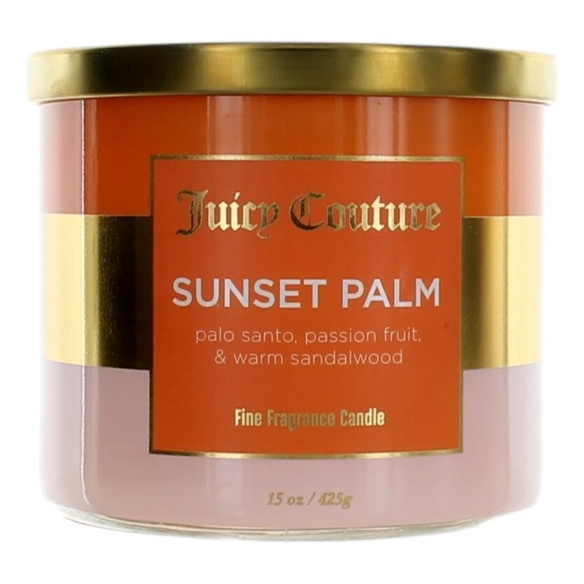 Juicy Couture 14.5 Oz Soy Wax Blend 3 Wick Candle – Sunset Palm