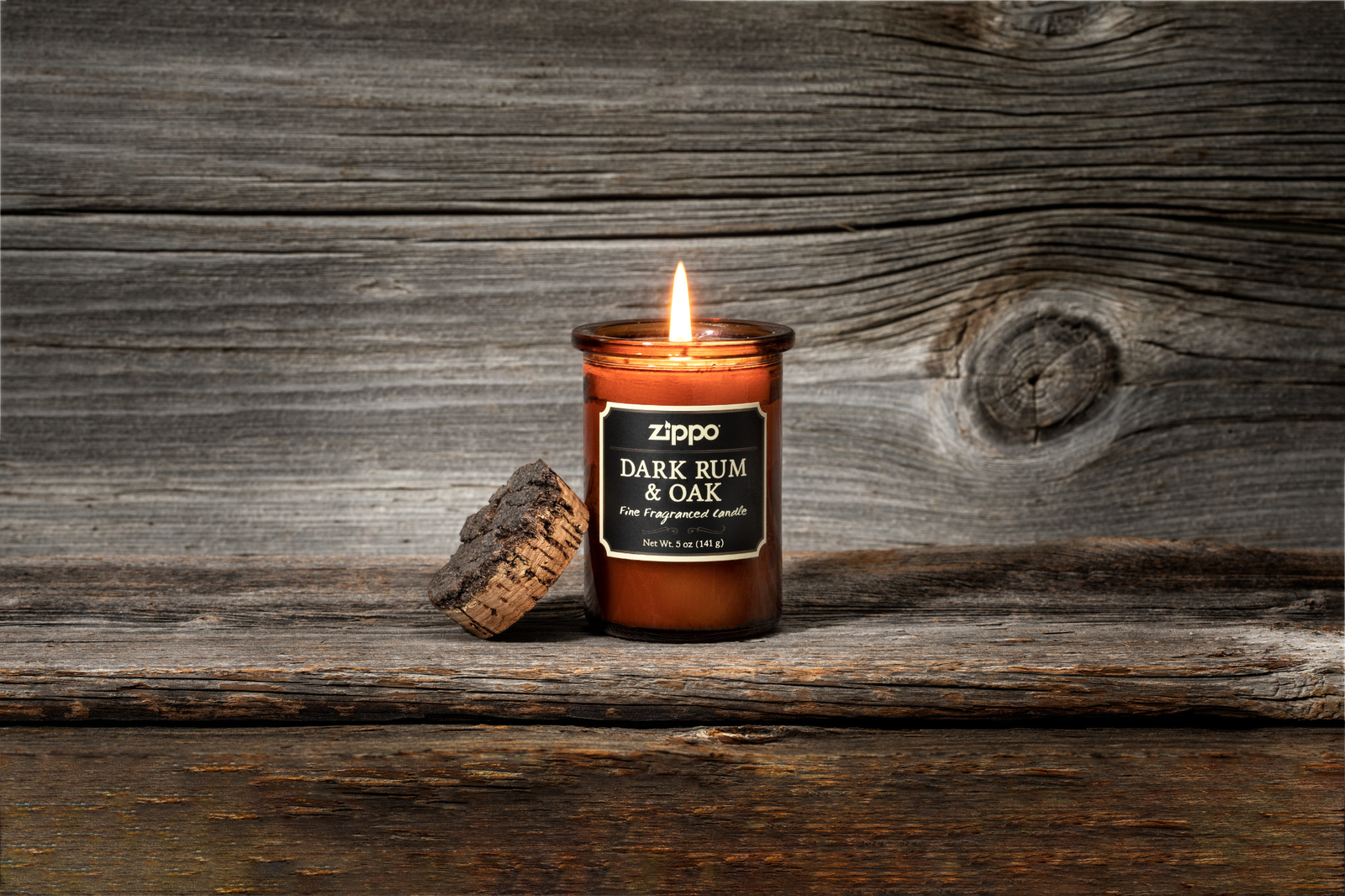 Zippo Spirit Candle – Dark Rum & Oak, 70007, New Condition (5 oz. jar)